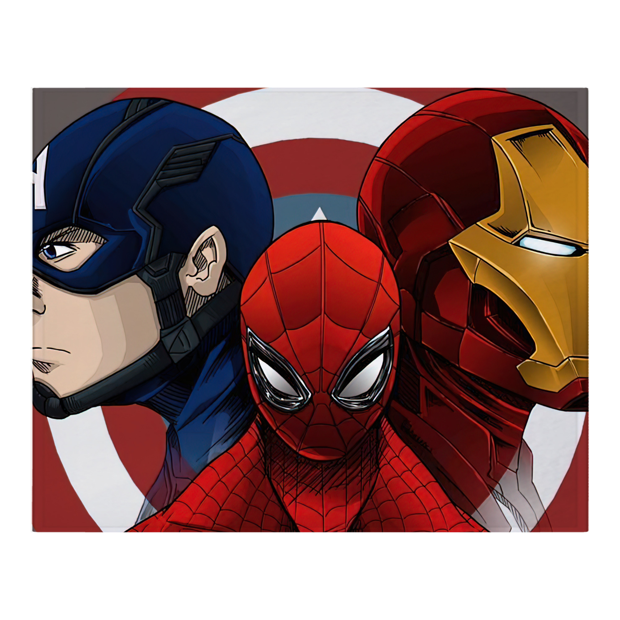 （画像用） アベンジャーズ The Avengers フランネルブランケット・多サイズ対応（横型）