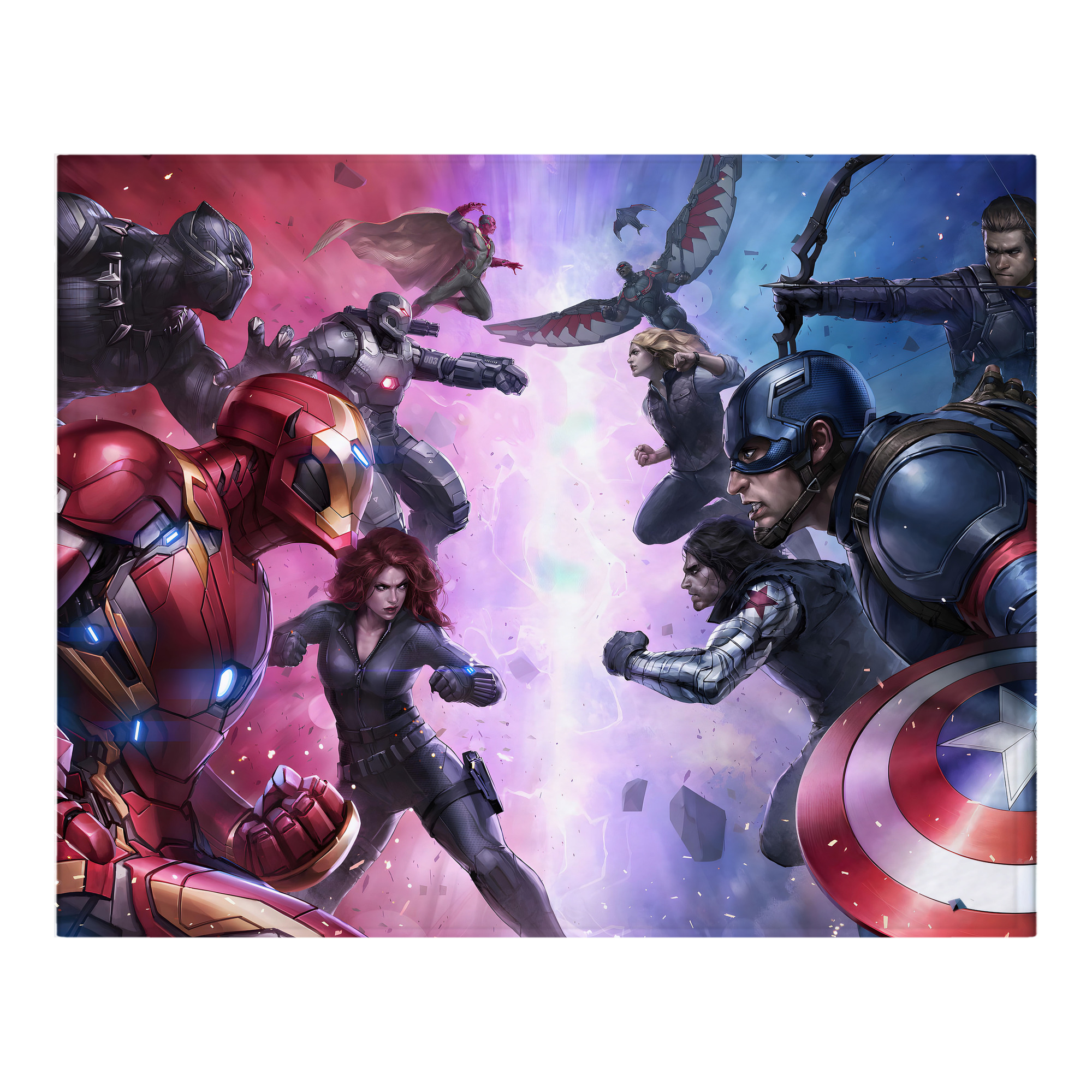 （画像用） アベンジャーズ The Avengers フランネルブランケット・多サイズ対応（横型）