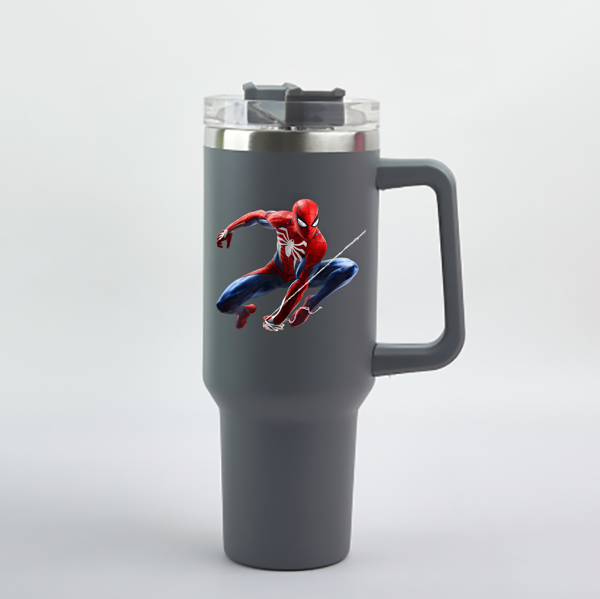 （画像用） アベンジャーズ The Avengers 1200mL車用タンブラー - クリスタルステッカー（プラスチックストロー付き）