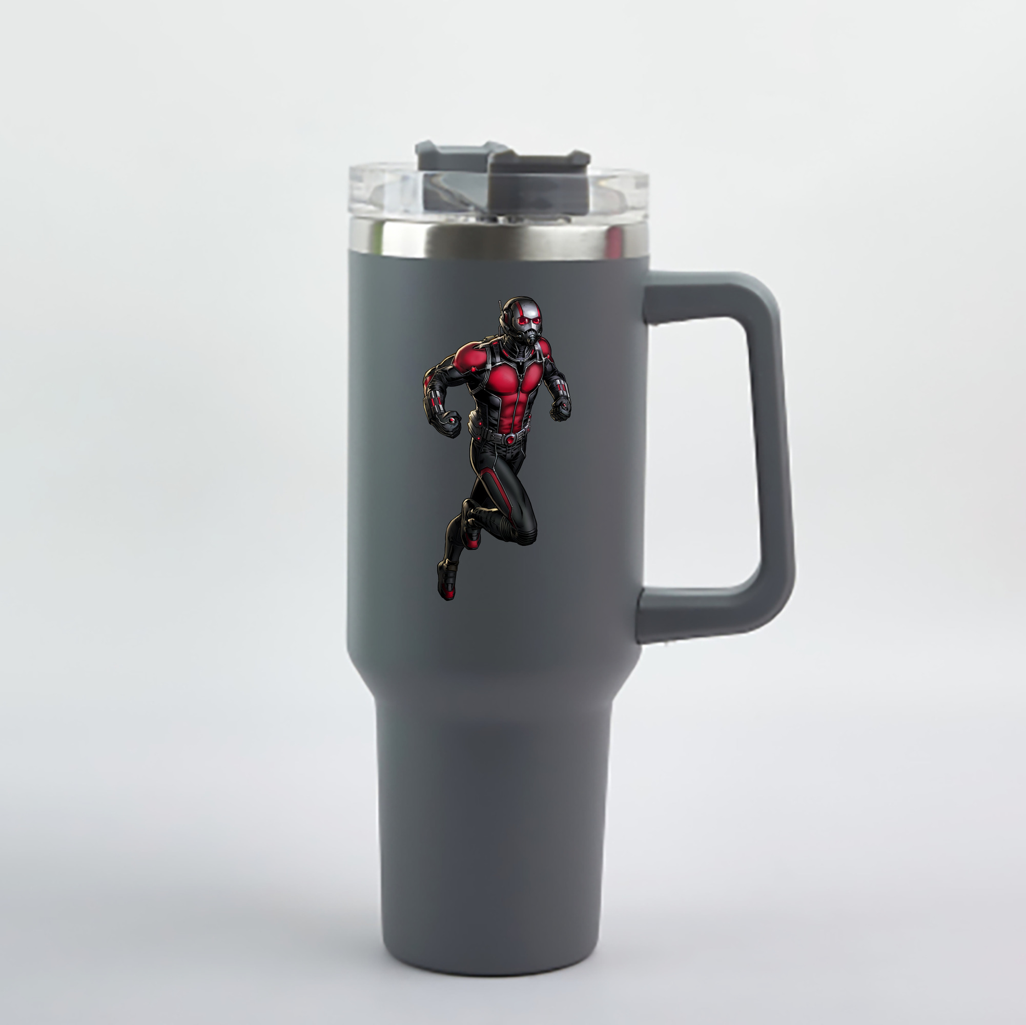 （画像用） アベンジャーズ The Avengers 1200mL車用タンブラー - クリスタルステッカー（プラスチックストロー付き）