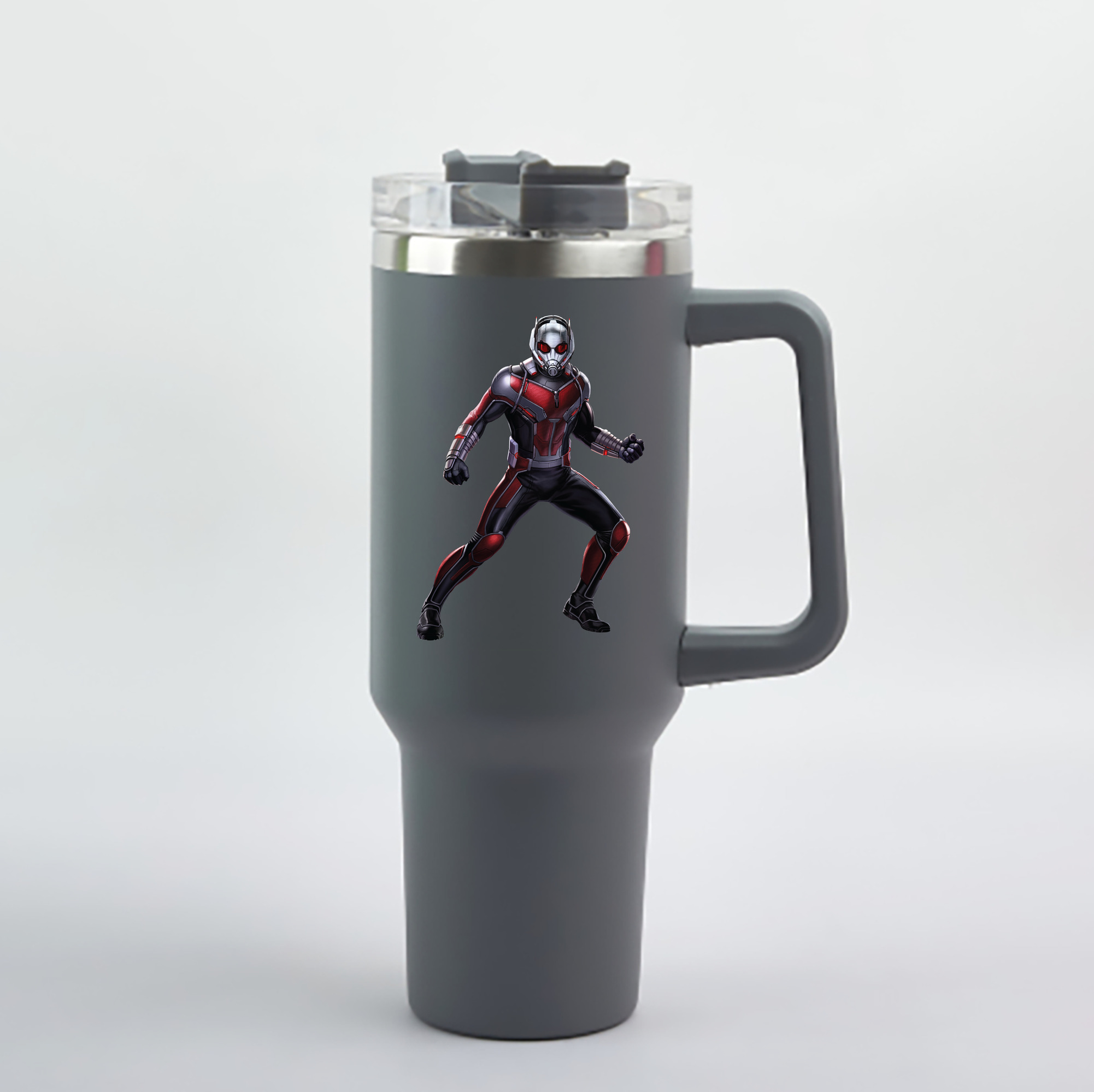 （画像用） アベンジャーズ The Avengers 1200mL車用タンブラー - クリスタルステッカー（プラスチックストロー付き）