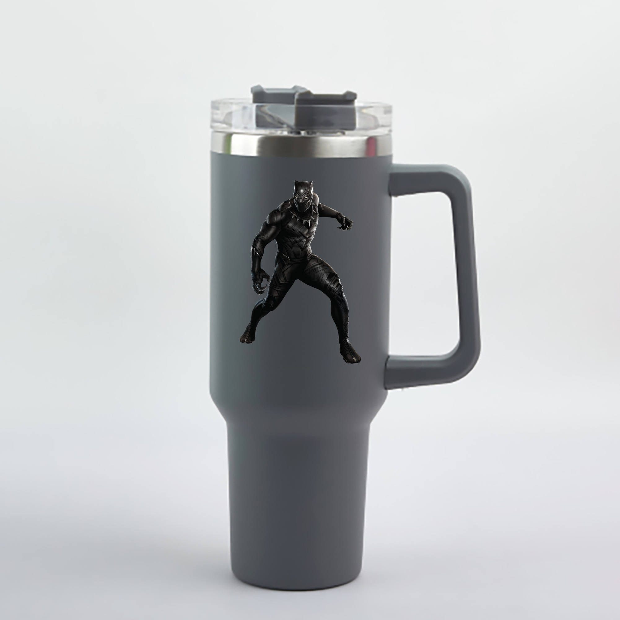 （画像用） アベンジャーズ The Avengers 1200mL車用タンブラー - クリスタルステッカー（プラスチックストロー付き）