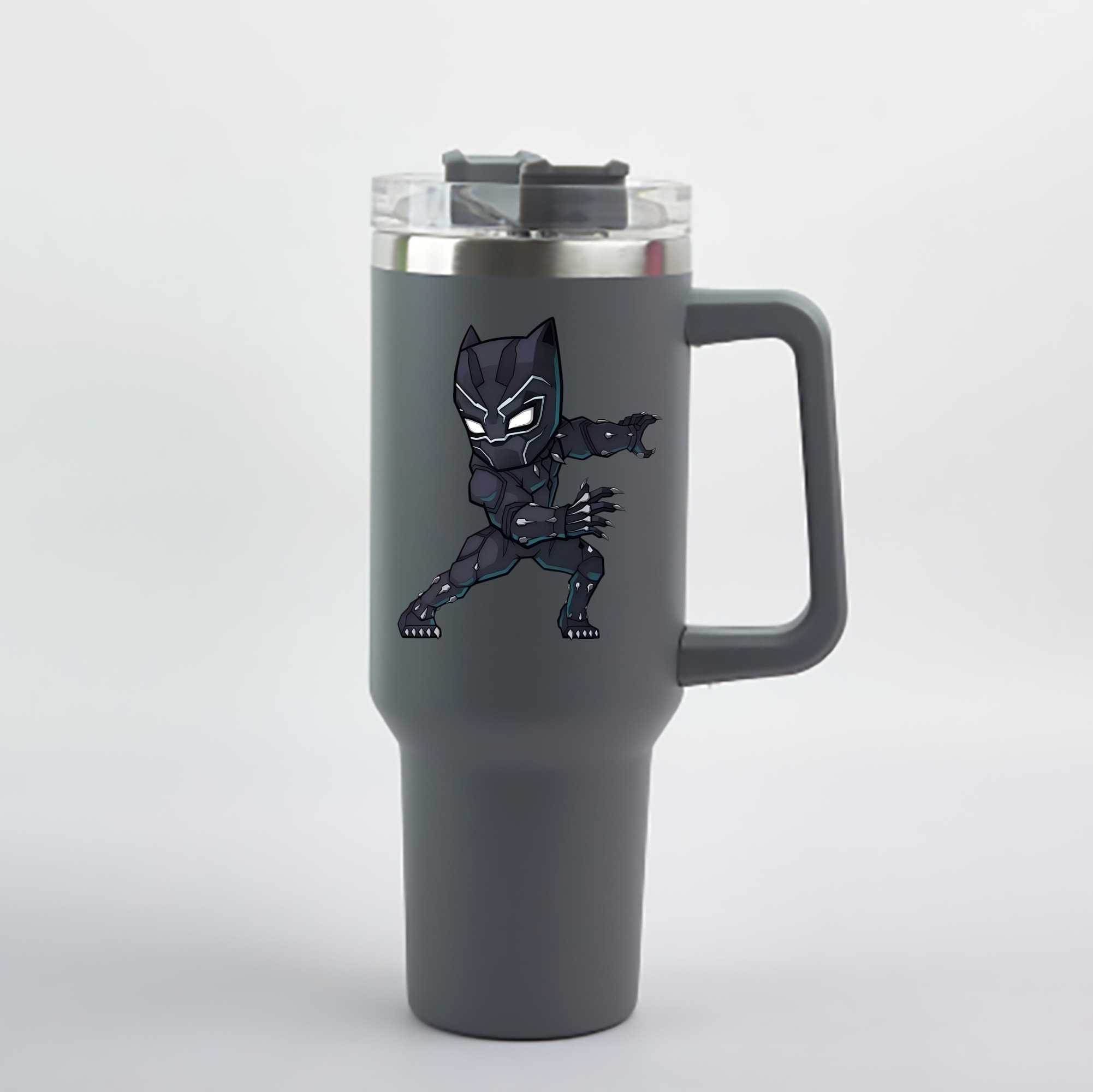 （画像用） アベンジャーズ The Avengers 1200mL車用タンブラー - クリスタルステッカー（プラスチックストロー付き）