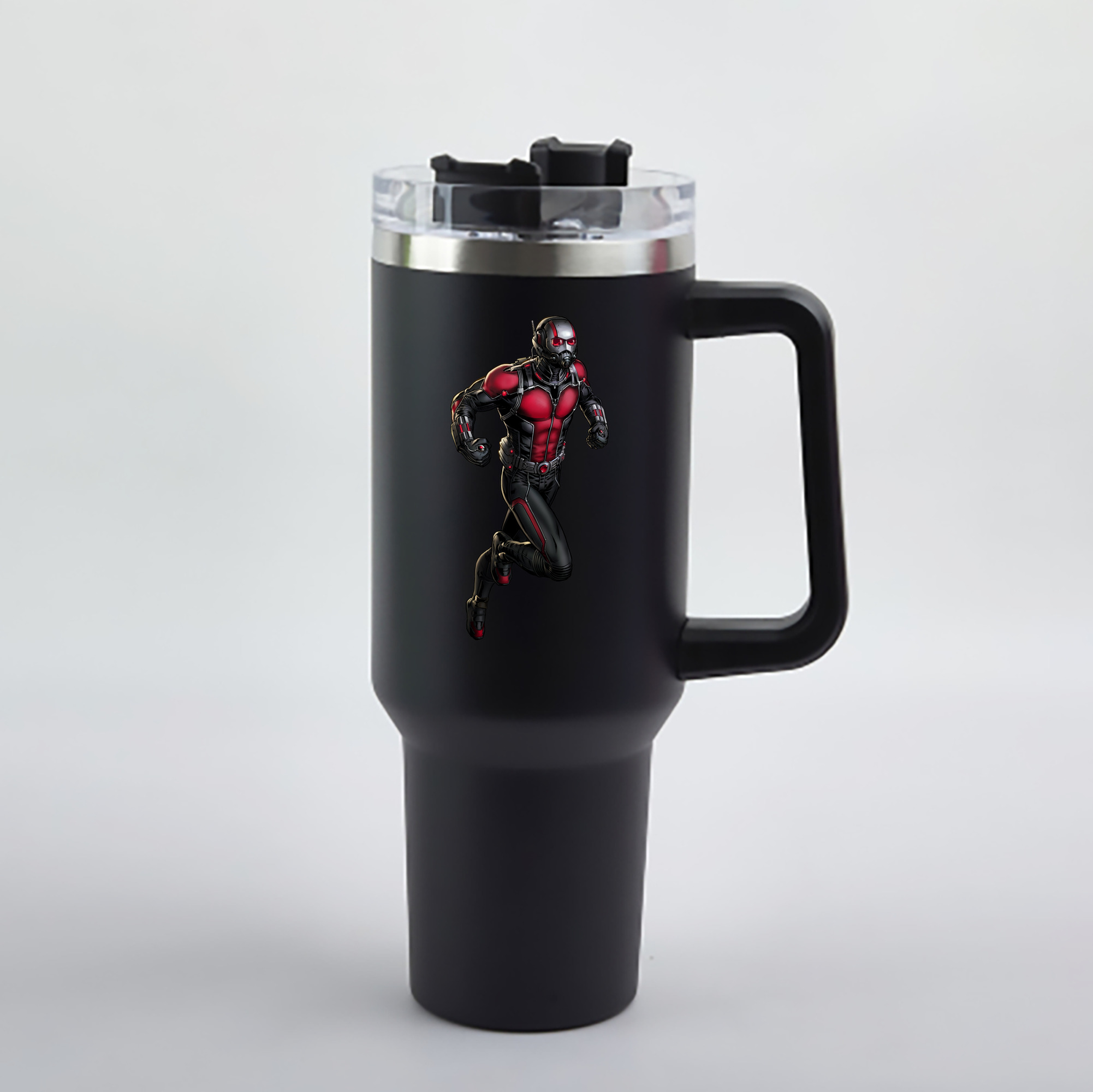 （画像用） アベンジャーズ The Avengers 1200mL車用タンブラー - クリスタルステッカー（プラスチックストロー付き）
