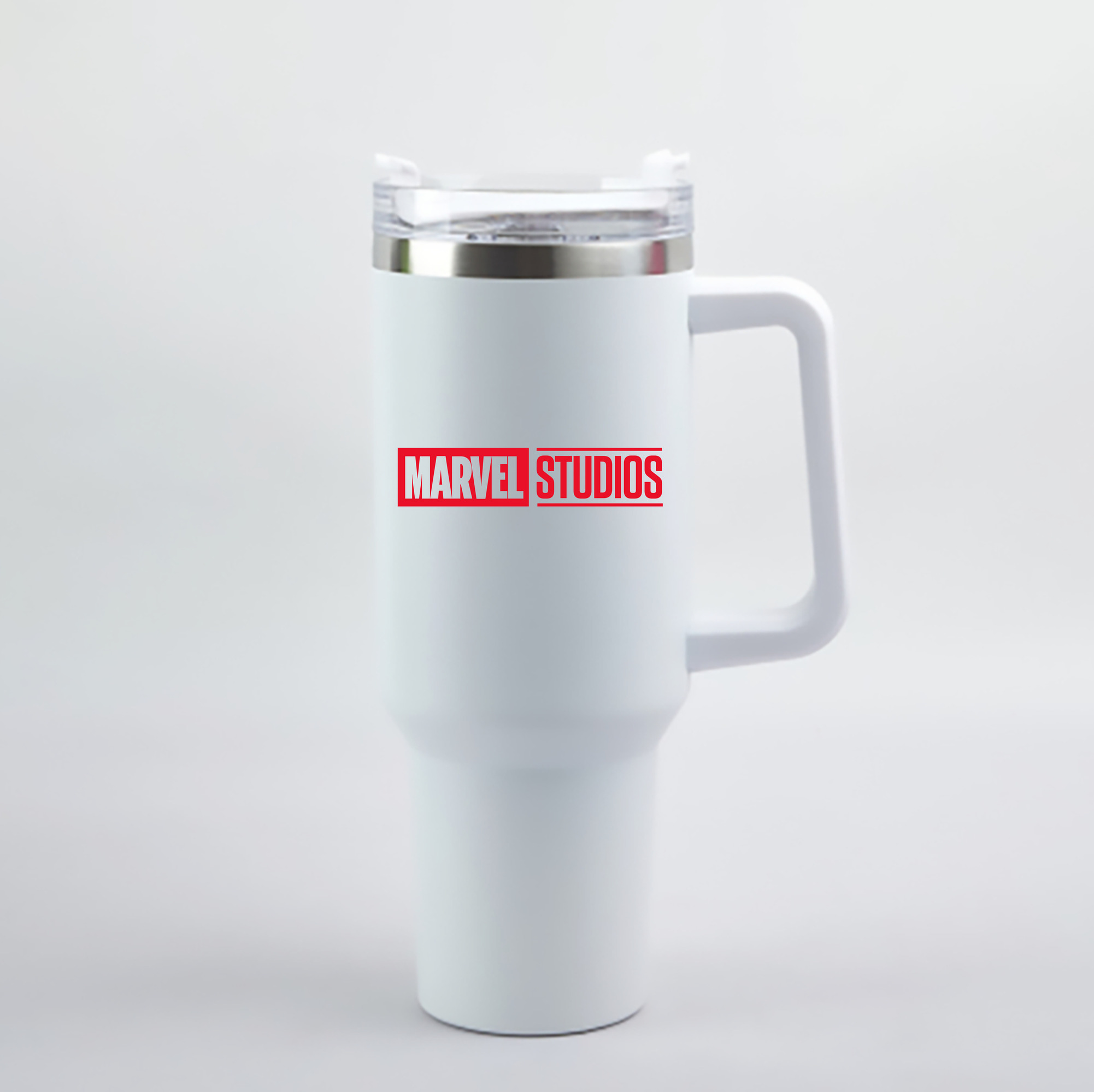 （画像用） アベンジャーズ The Avengers 1200mL車用タンブラー - クリスタルステッカー（プラスチックストロー付き）
