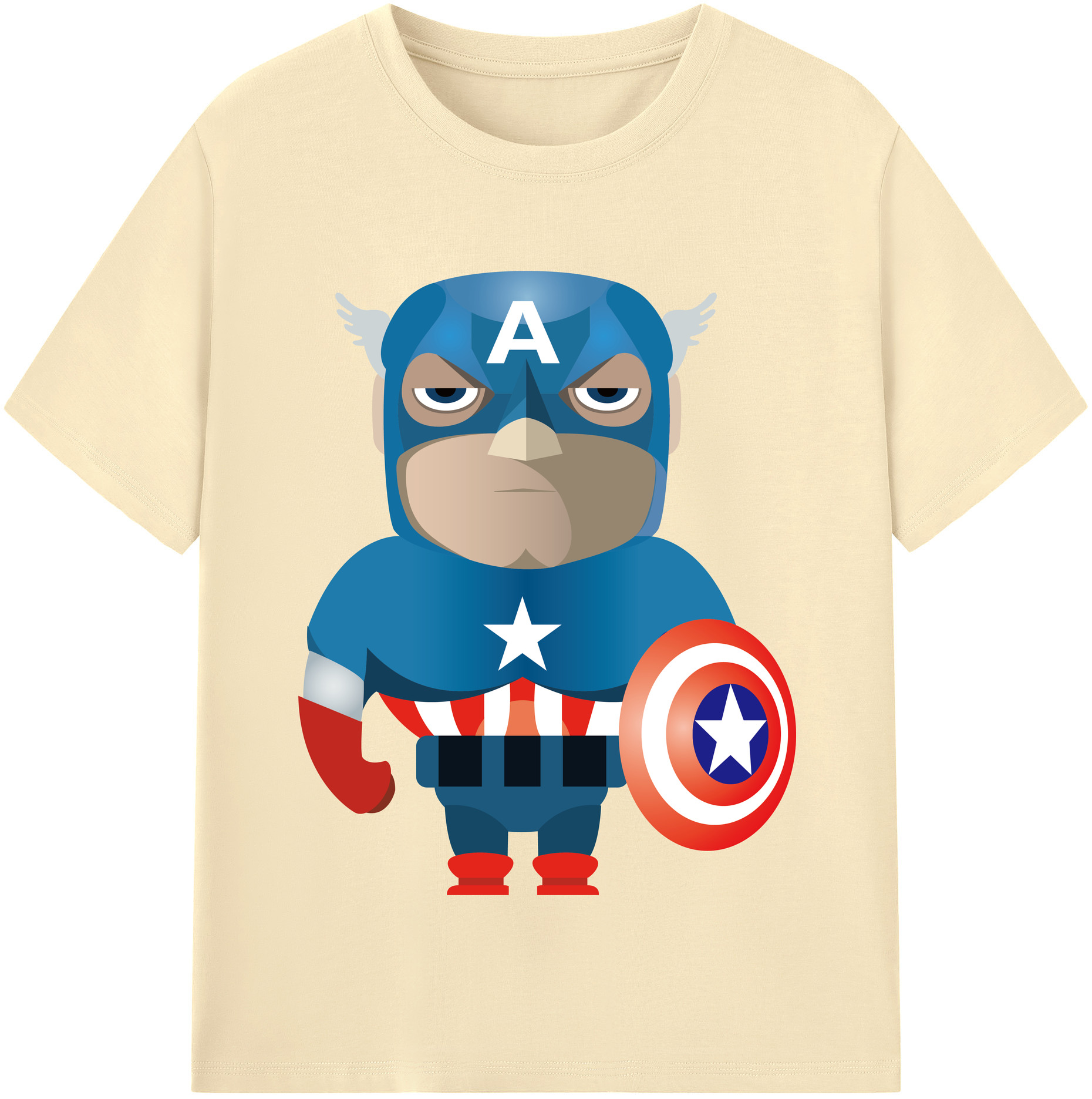 （画像用） アベンジャーズ The Avengers 綿100％半袖Tシャツ（フロントプリント）