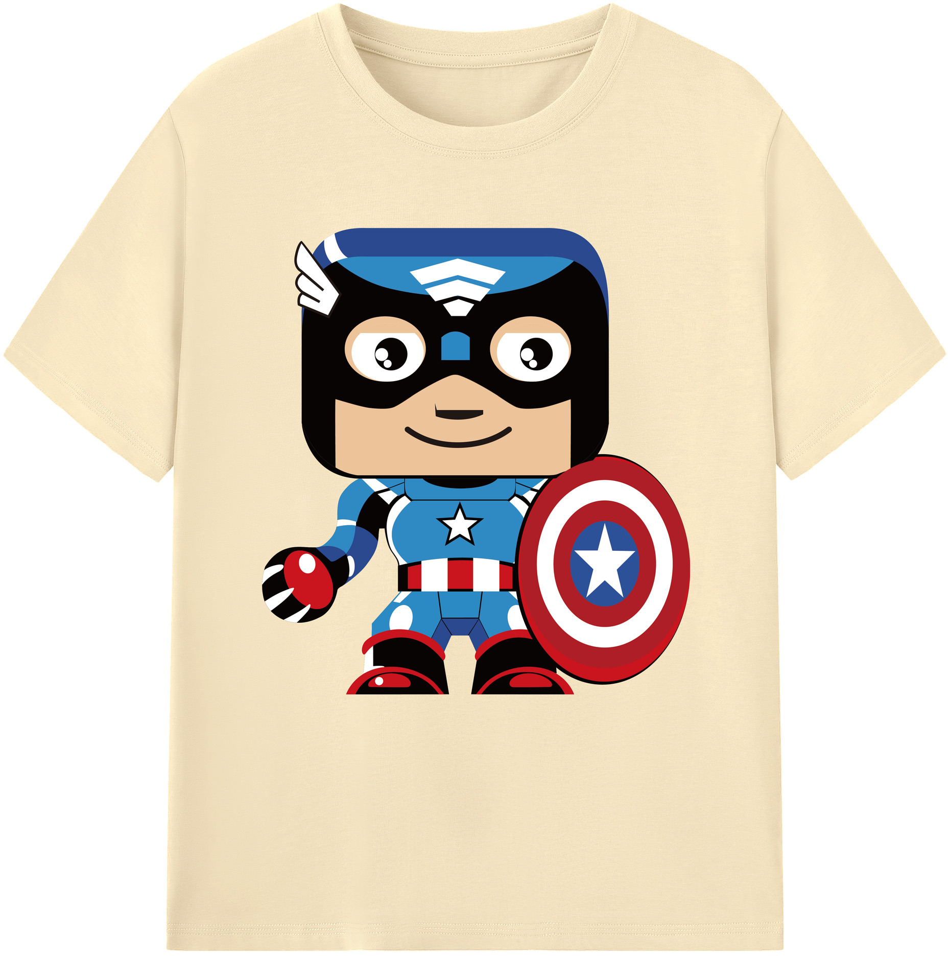 （画像用） アベンジャーズ The Avengers 綿100％半袖Tシャツ（フロントプリント）