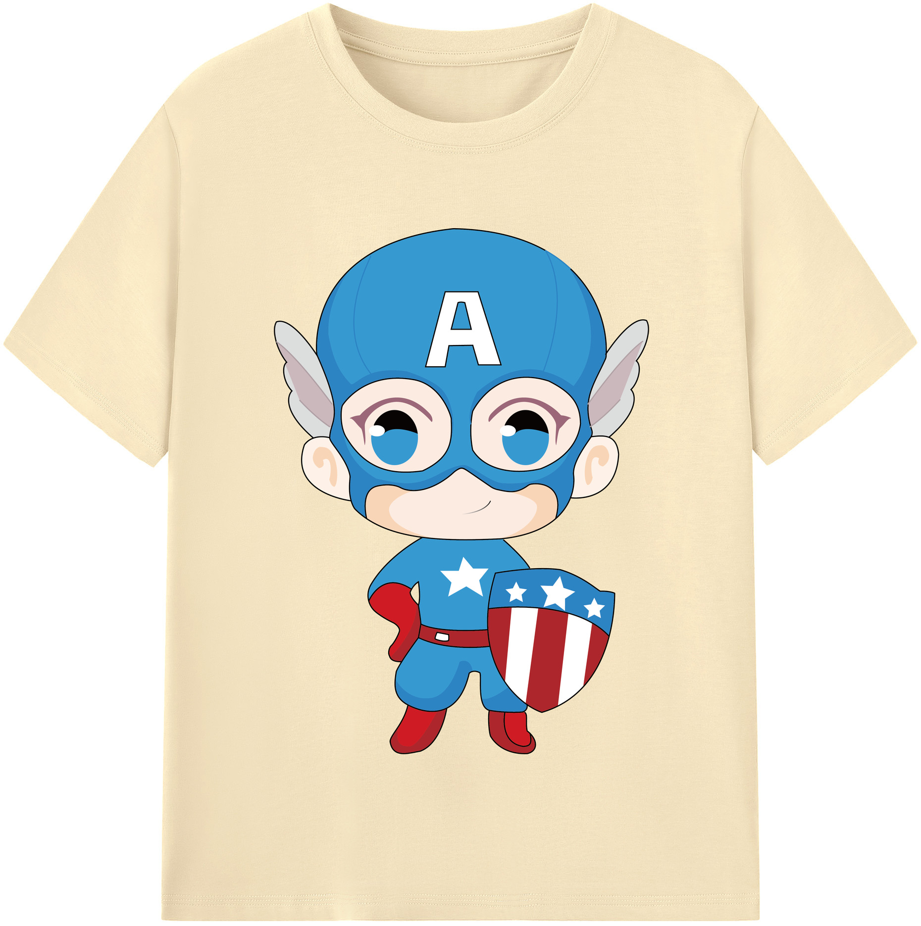 （画像用） アベンジャーズ The Avengers 綿100％半袖Tシャツ（フロントプリント）