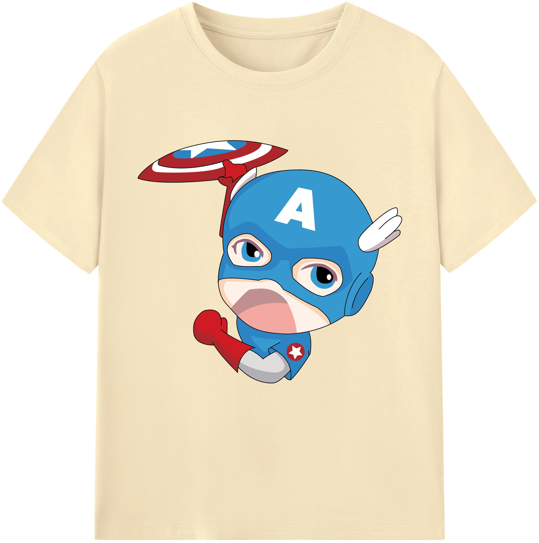 （画像用） アベンジャーズ The Avengers 綿100％半袖Tシャツ（フロントプリント）