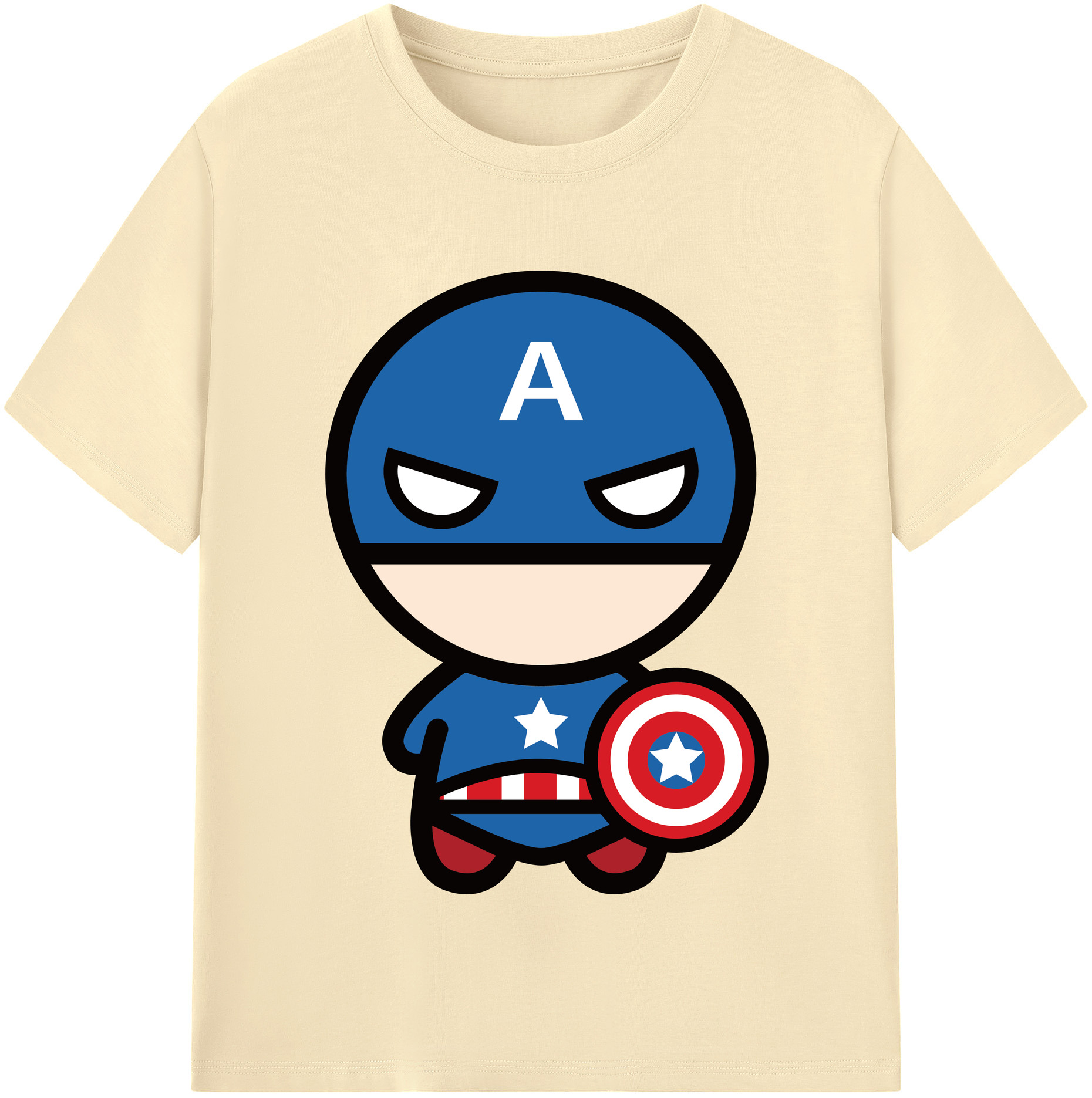 （画像用） アベンジャーズ The Avengers 綿100％半袖Tシャツ（フロントプリント）