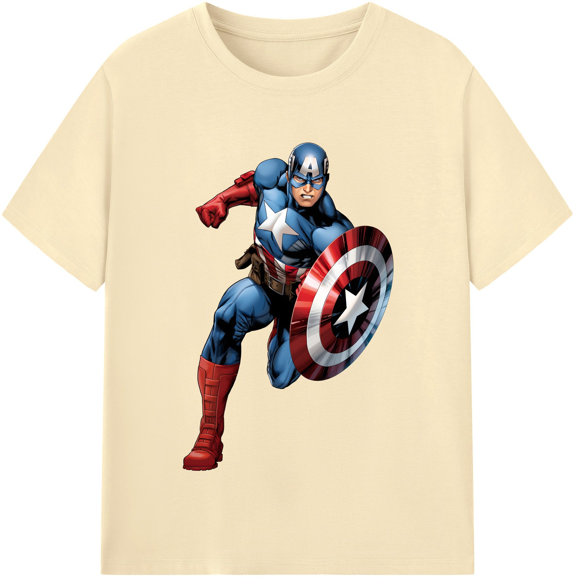 （画像用） アベンジャーズ The Avengers 綿100％半袖Tシャツ（フロントプリント）