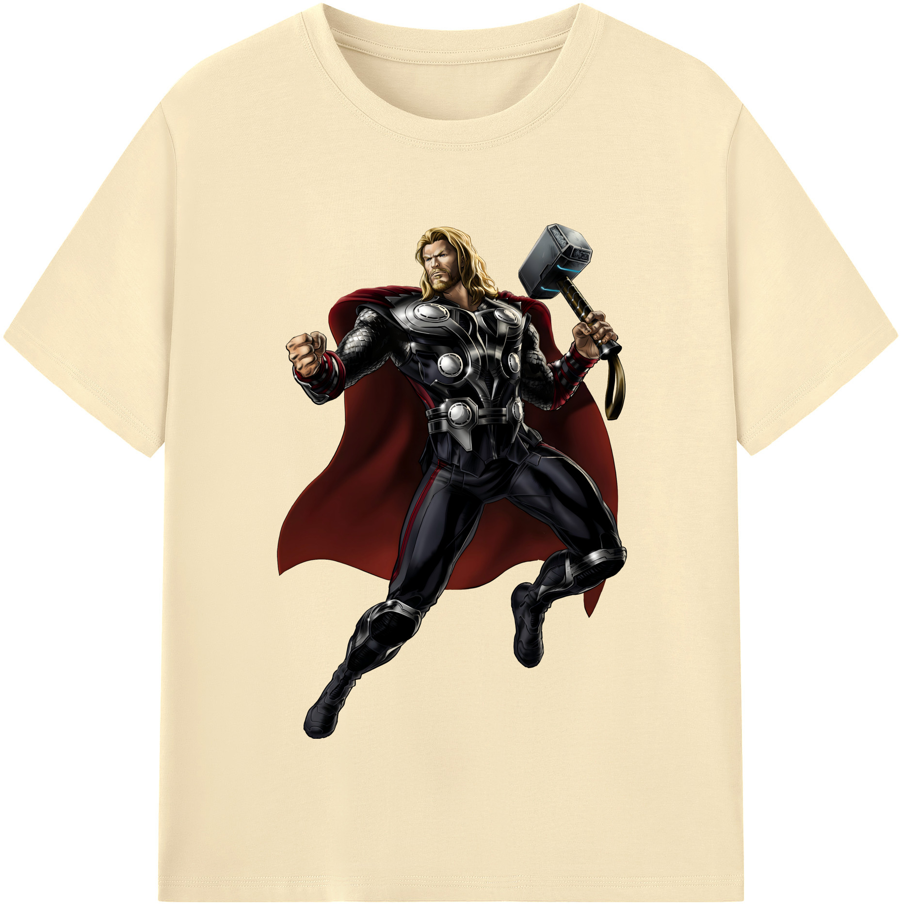 （画像用） アベンジャーズ The Avengers 綿100％半袖Tシャツ（フロントプリント）