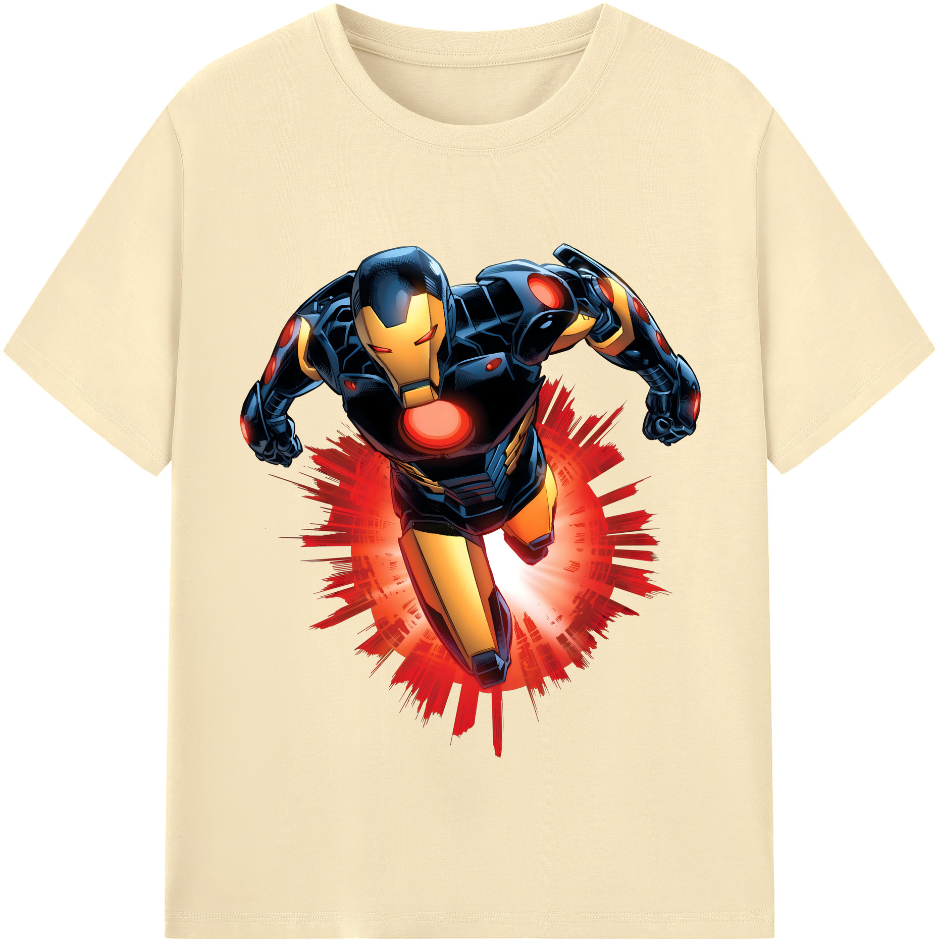 （画像用） アベンジャーズ The Avengers 綿100％半袖Tシャツ（フロントプリント）
