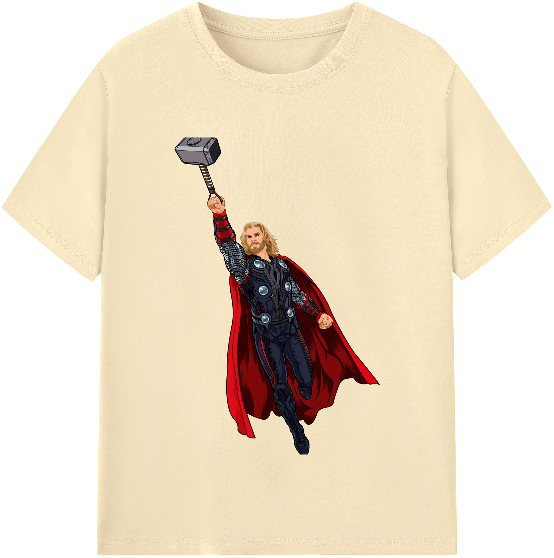 （画像用） アベンジャーズ The Avengers 綿100％半袖Tシャツ（フロントプリント）