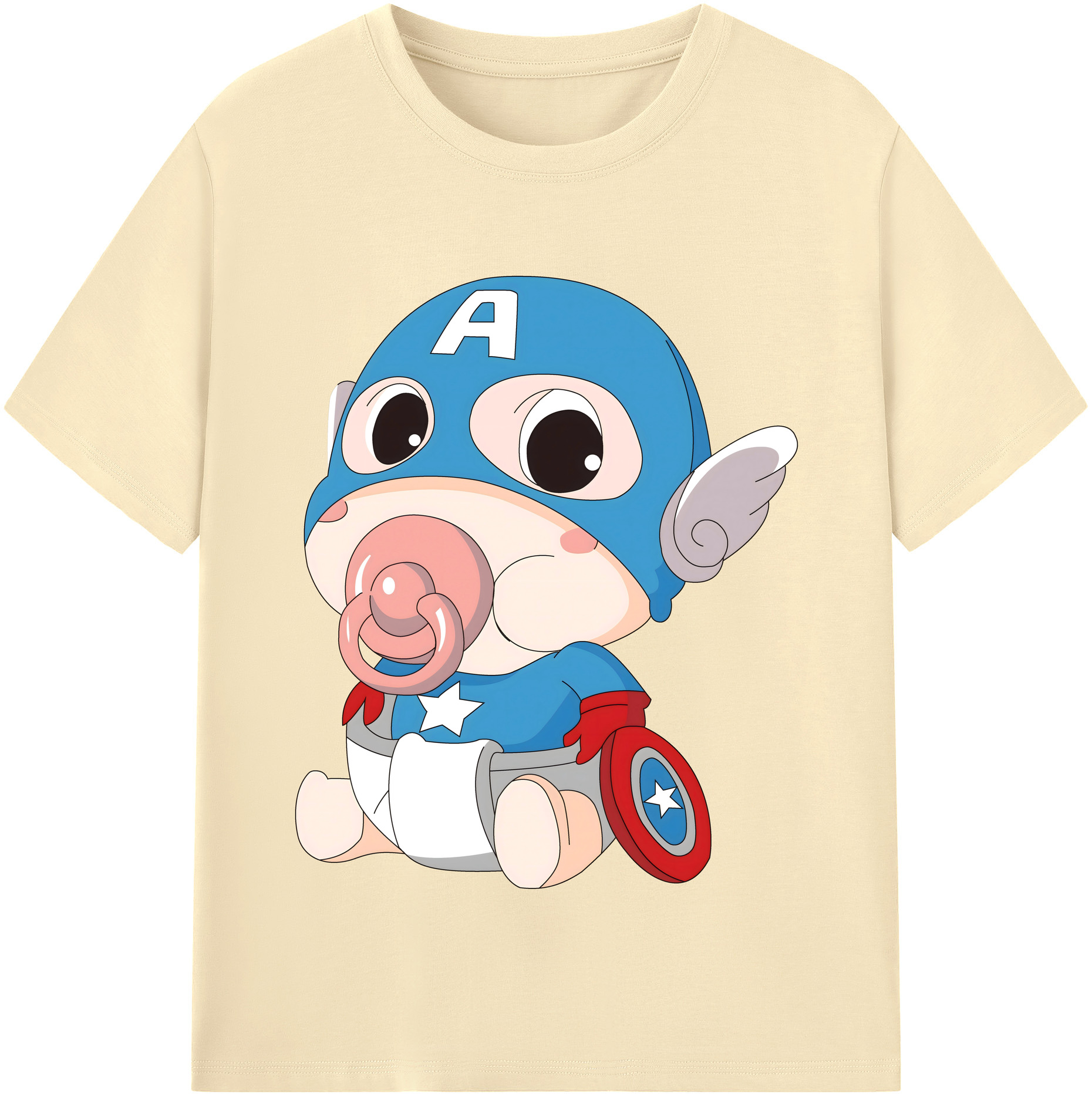 （画像用） アベンジャーズ The Avengers 綿100％半袖Tシャツ（フロントプリント）