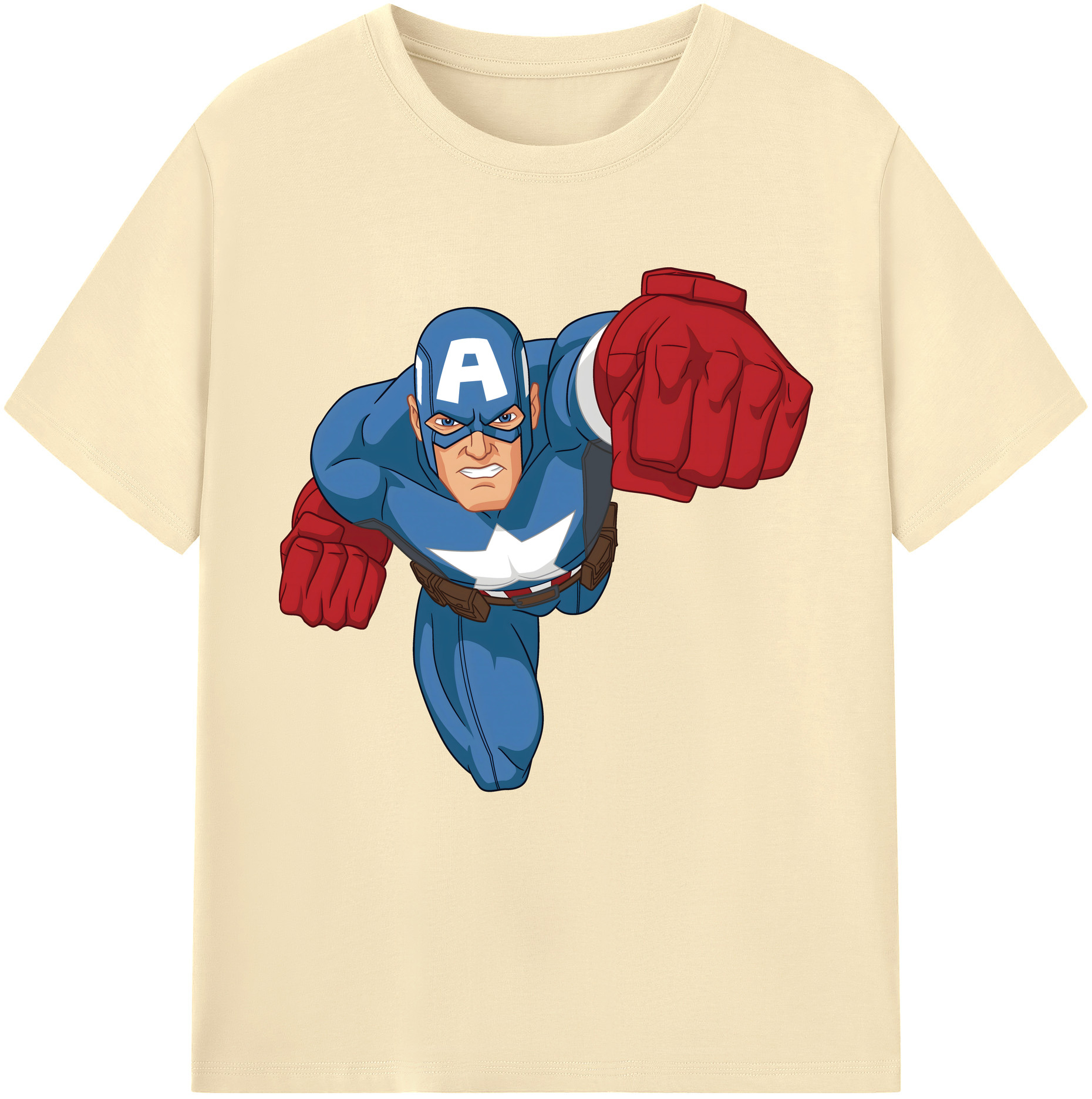 （画像用） アベンジャーズ The Avengers 綿100％半袖Tシャツ（フロントプリント）