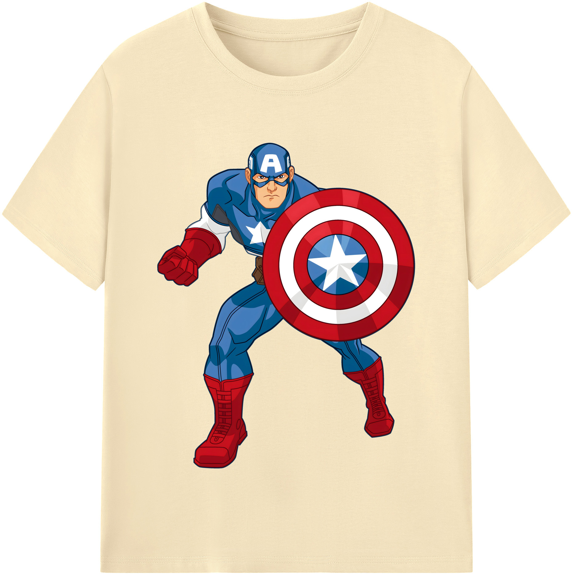 （画像用） アベンジャーズ The Avengers 綿100％半袖Tシャツ（フロントプリント）