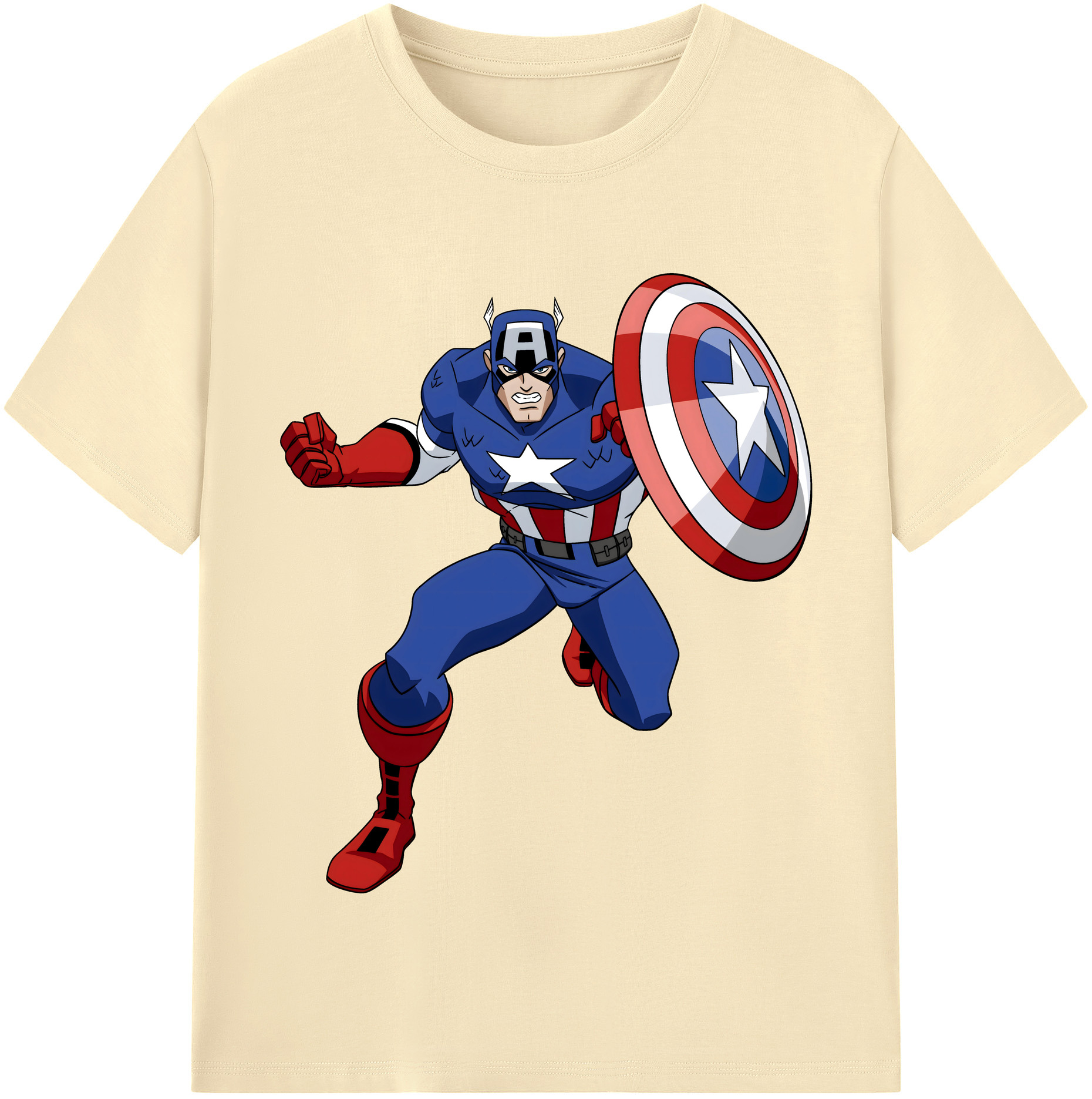 （画像用） アベンジャーズ The Avengers 綿100％半袖Tシャツ（フロントプリント）