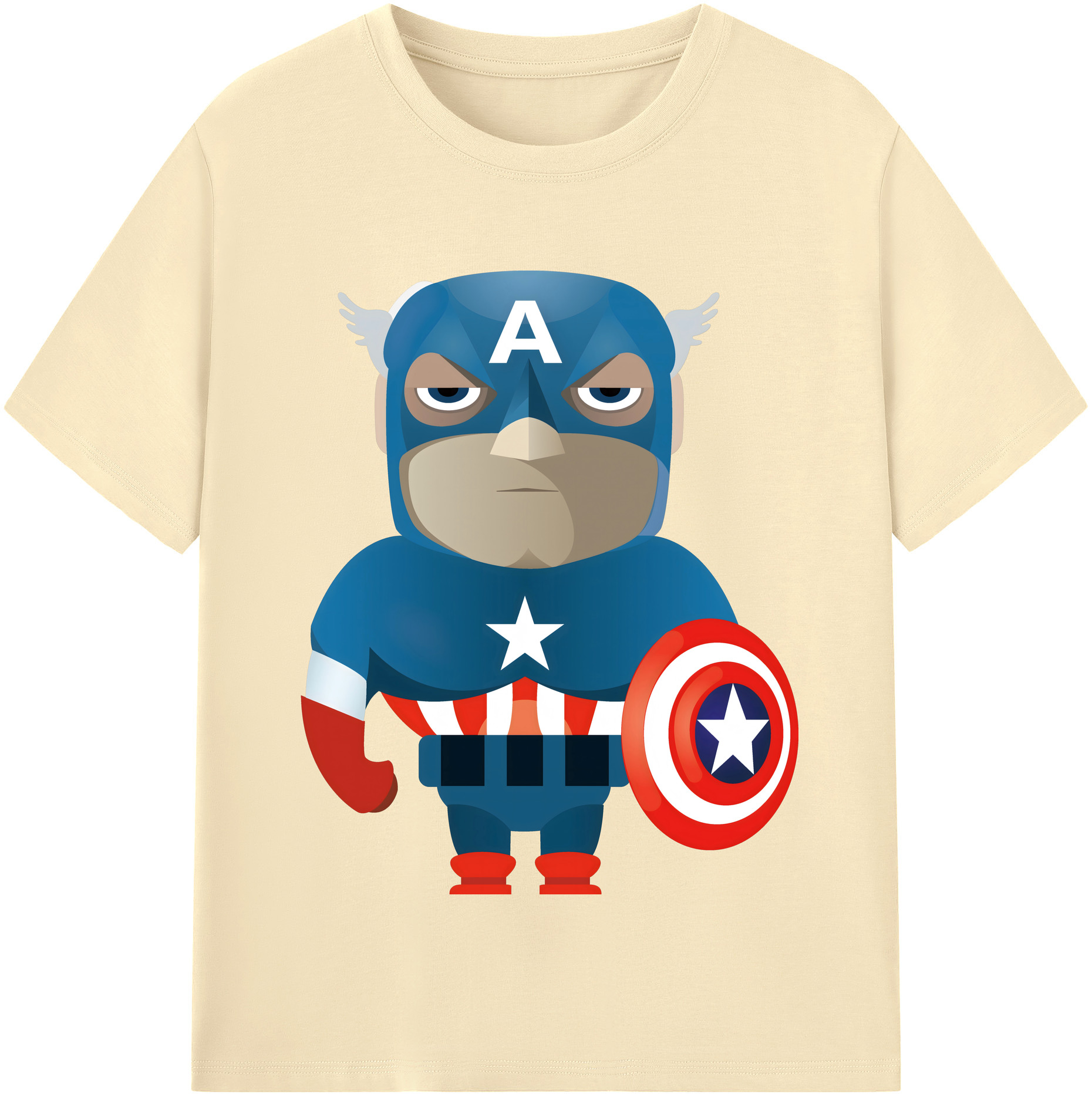 （画像用） アベンジャーズ The Avengers 綿100％半袖Tシャツ（フロントプリント）