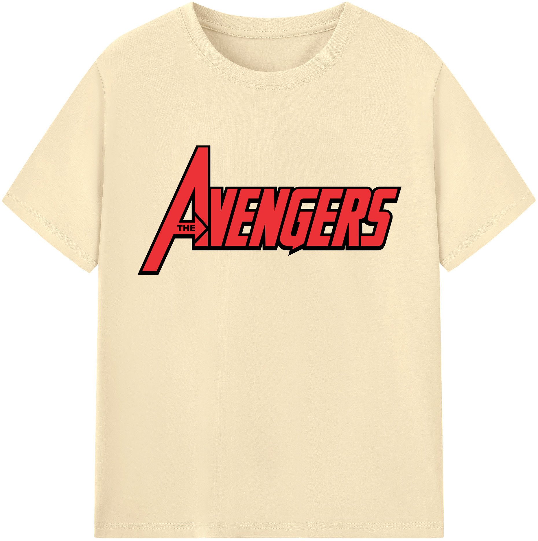 （画像用） アベンジャーズ The Avengers 綿100％半袖Tシャツ（フロントプリント）