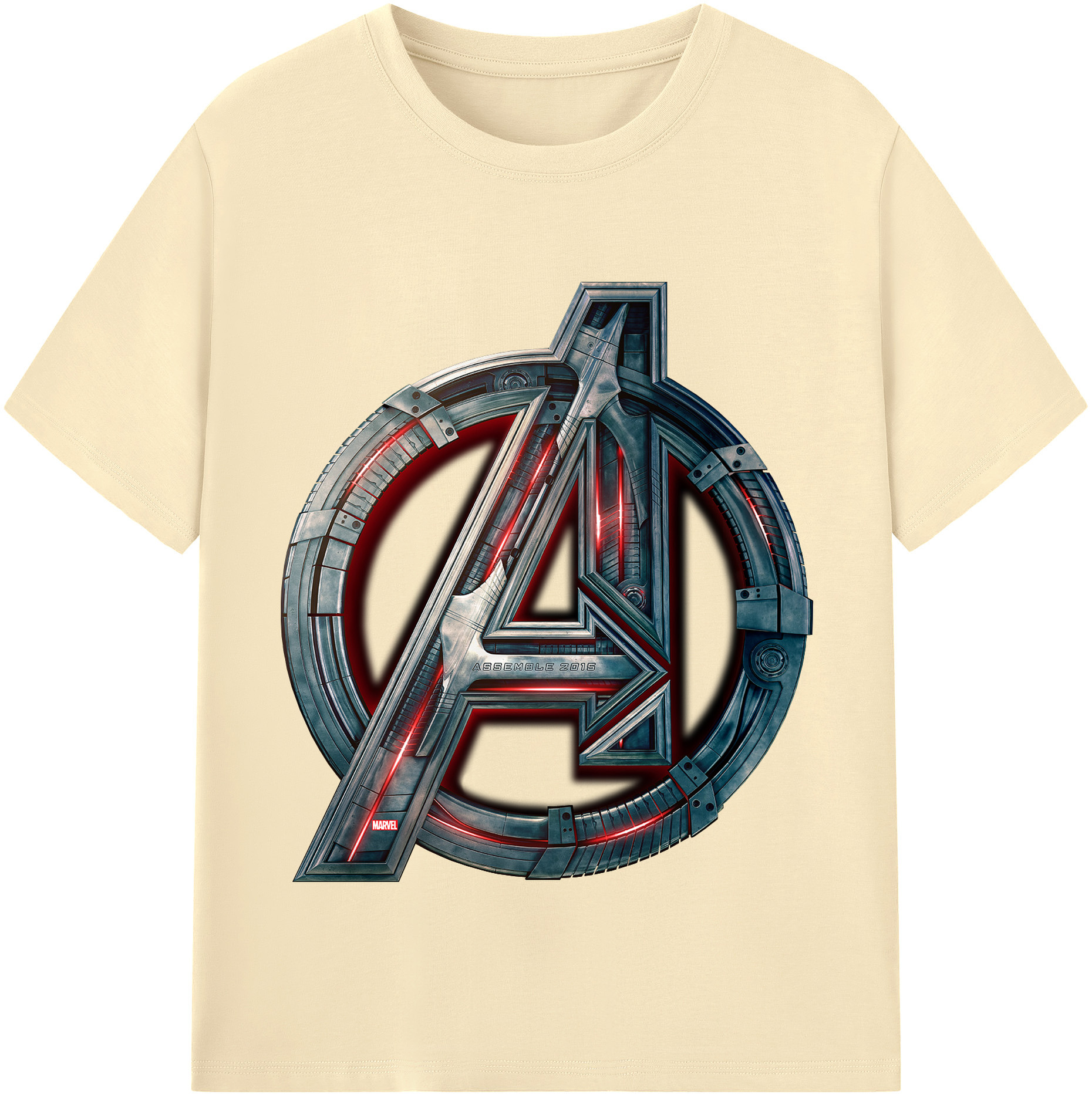 （画像用） アベンジャーズ The Avengers 綿100％半袖Tシャツ（フロントプリント）