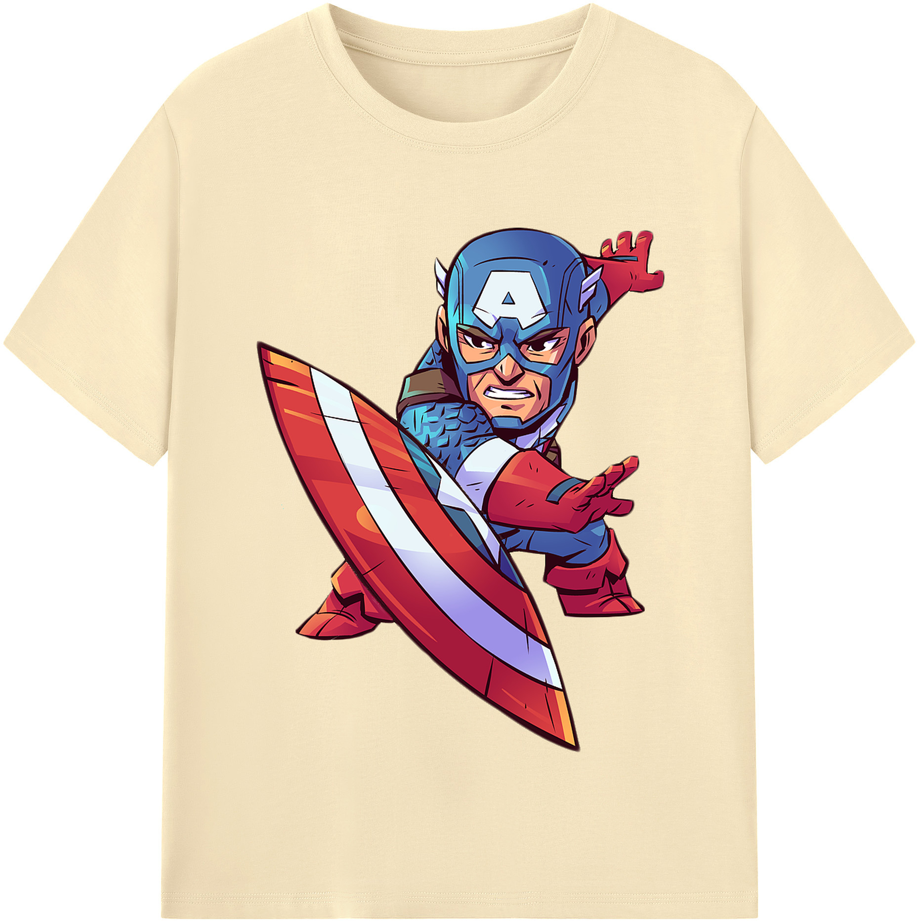 （画像用） アベンジャーズ The Avengers 綿100％半袖Tシャツ（フロントプリント）