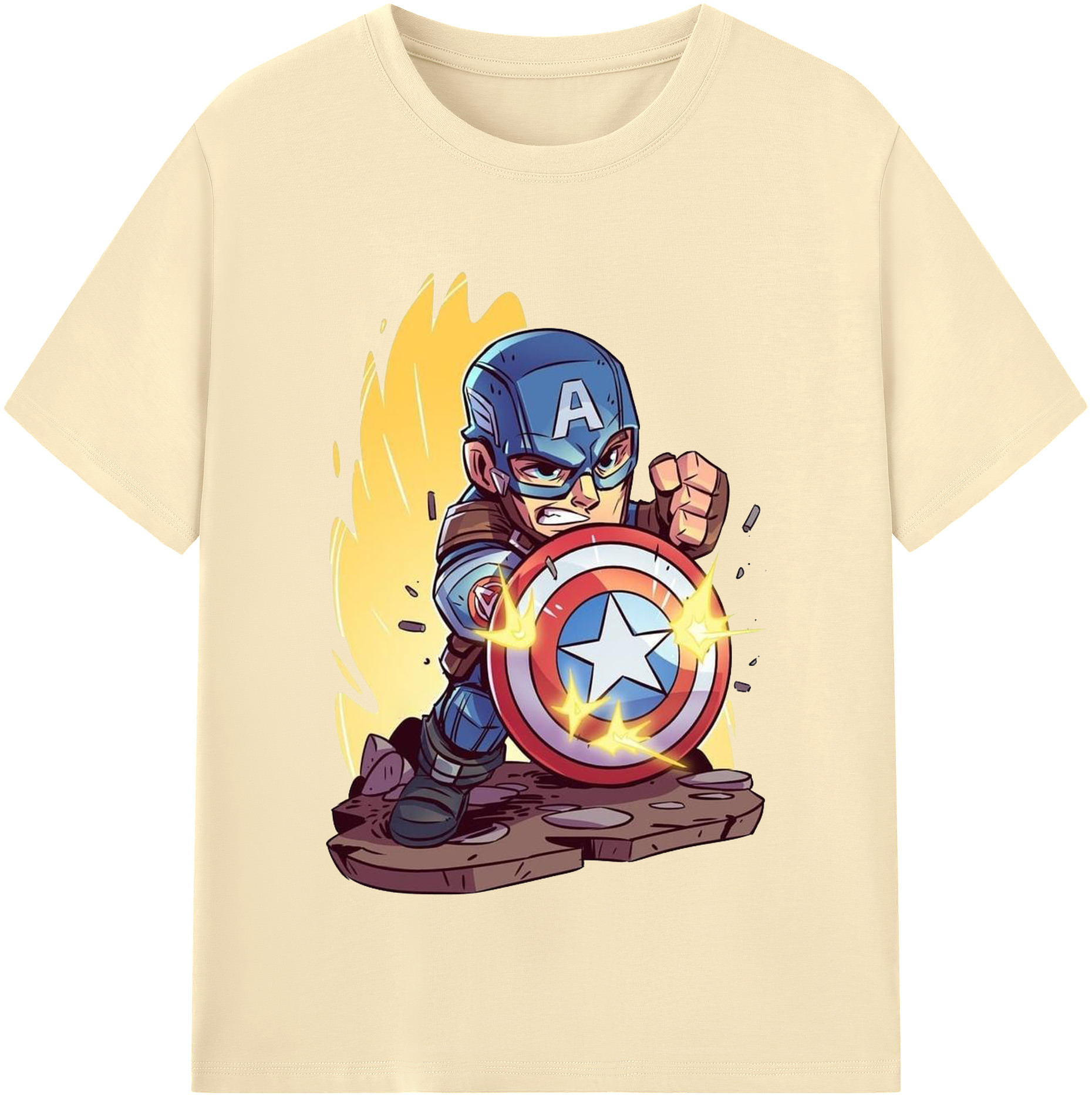 （画像用） アベンジャーズ The Avengers 綿100％半袖Tシャツ（フロントプリント）