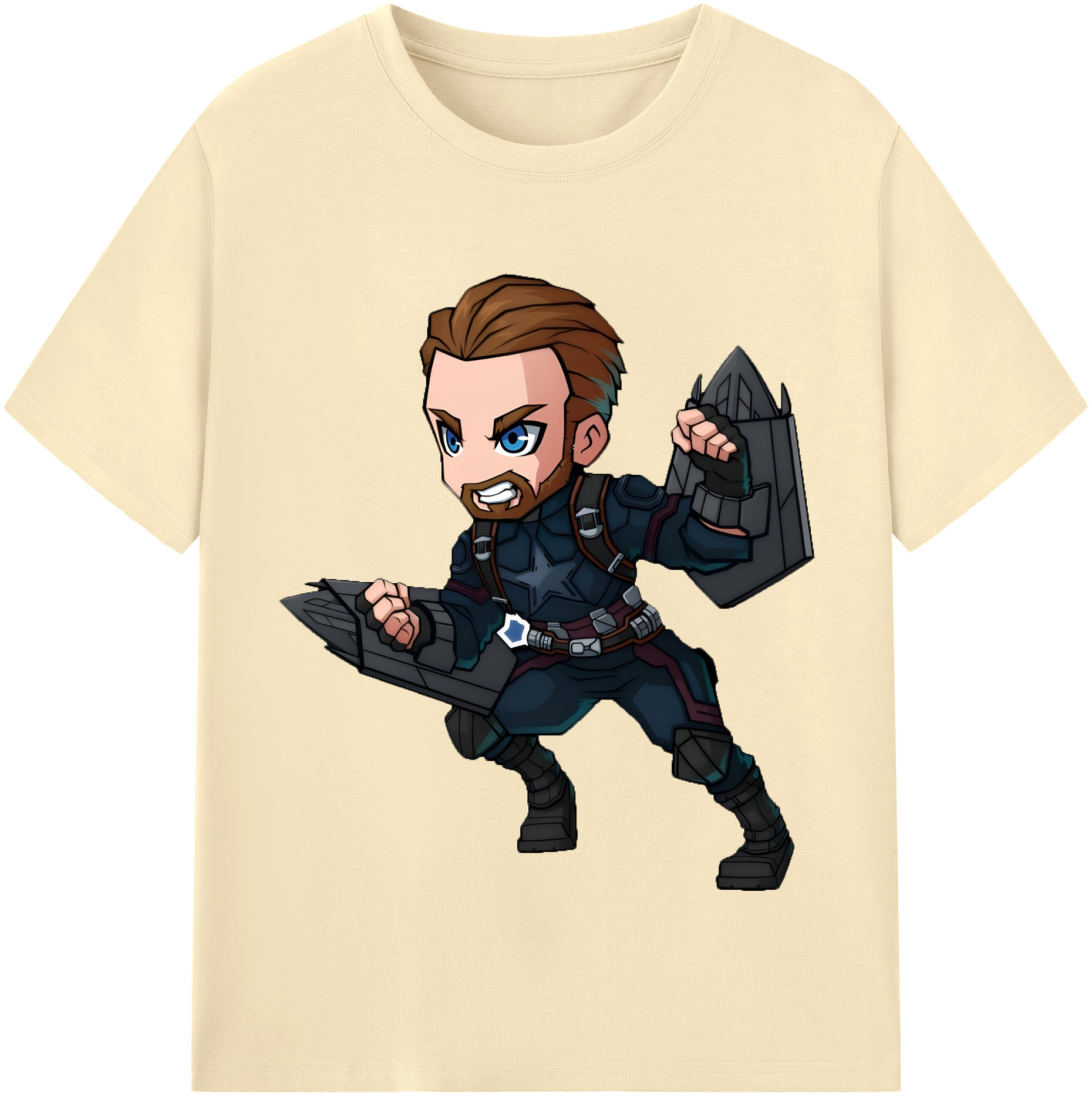 （画像用） アベンジャーズ The Avengers 綿100％半袖Tシャツ（フロントプリント）