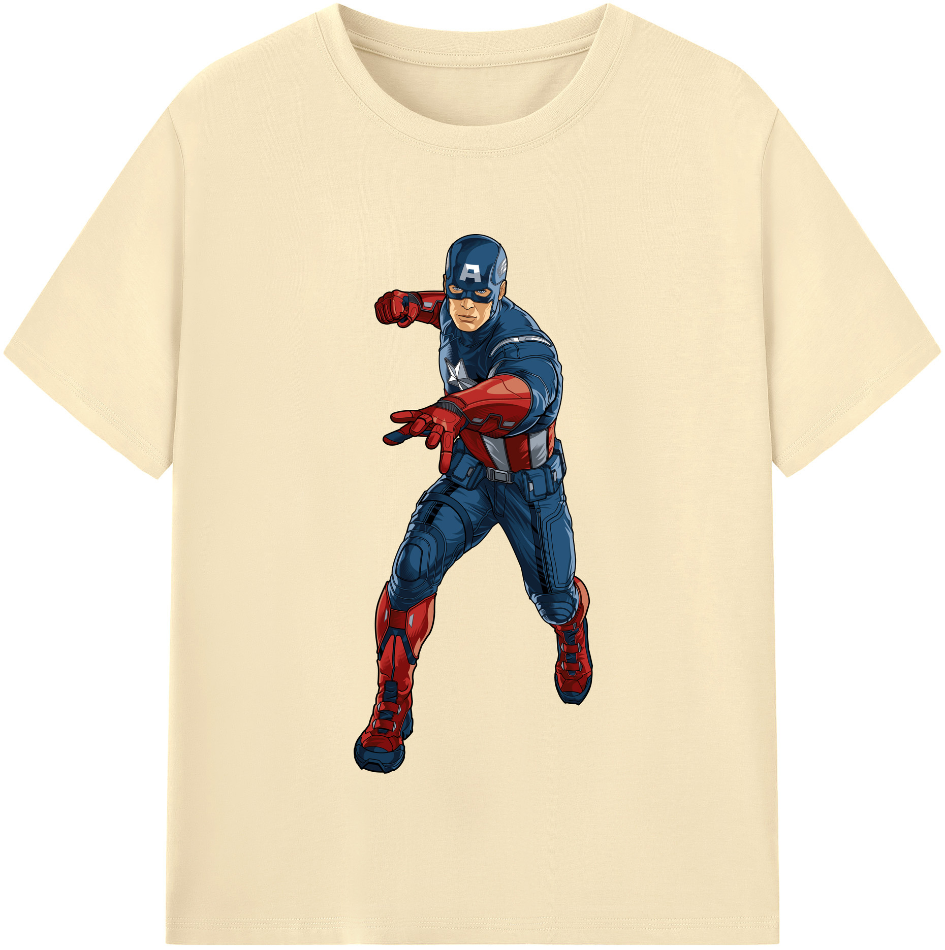 （画像用） アベンジャーズ The Avengers 綿100％半袖Tシャツ（フロントプリント）