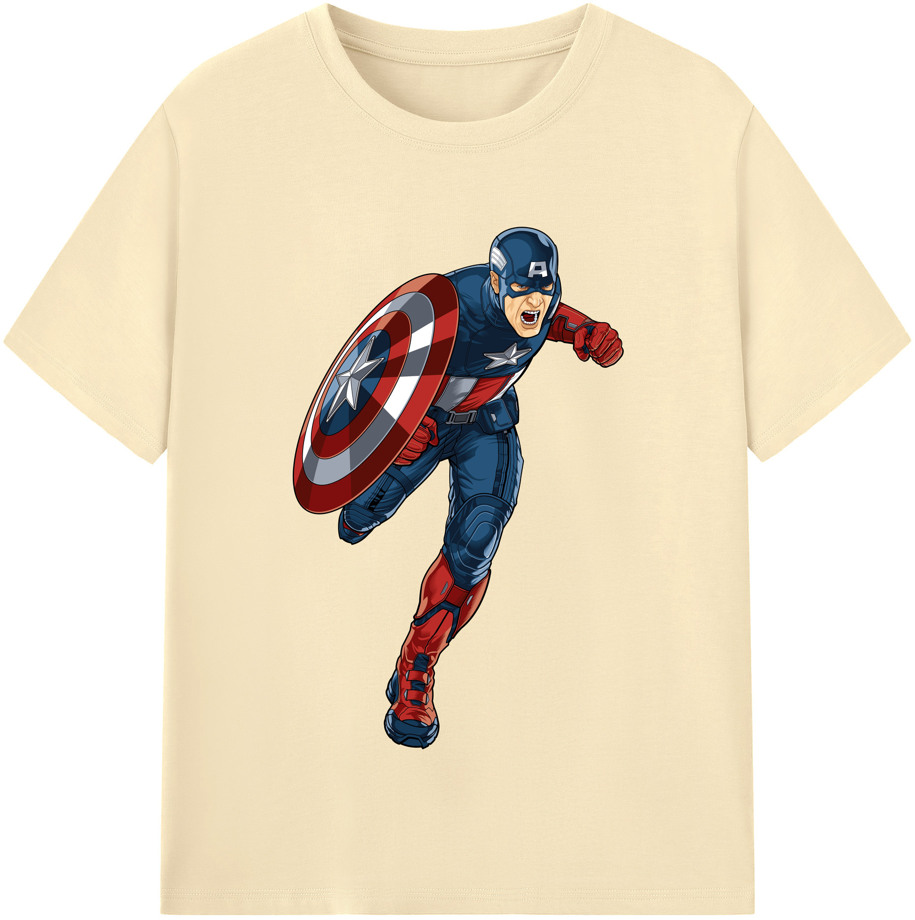 （画像用） アベンジャーズ The Avengers 綿100％半袖Tシャツ（フロントプリント）