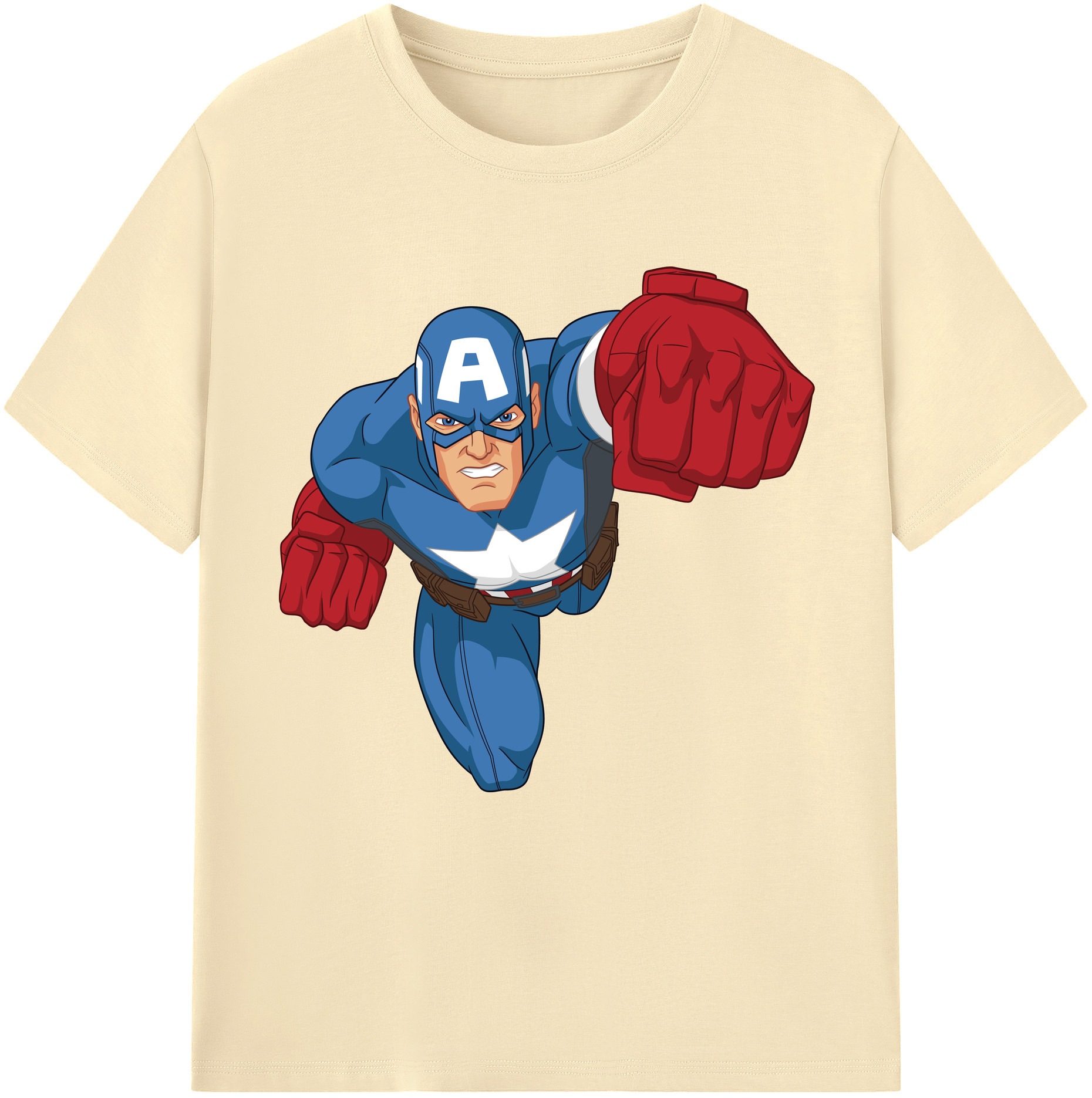 （画像用） アベンジャーズ The Avengers 綿100％半袖Tシャツ（フロントプリント）