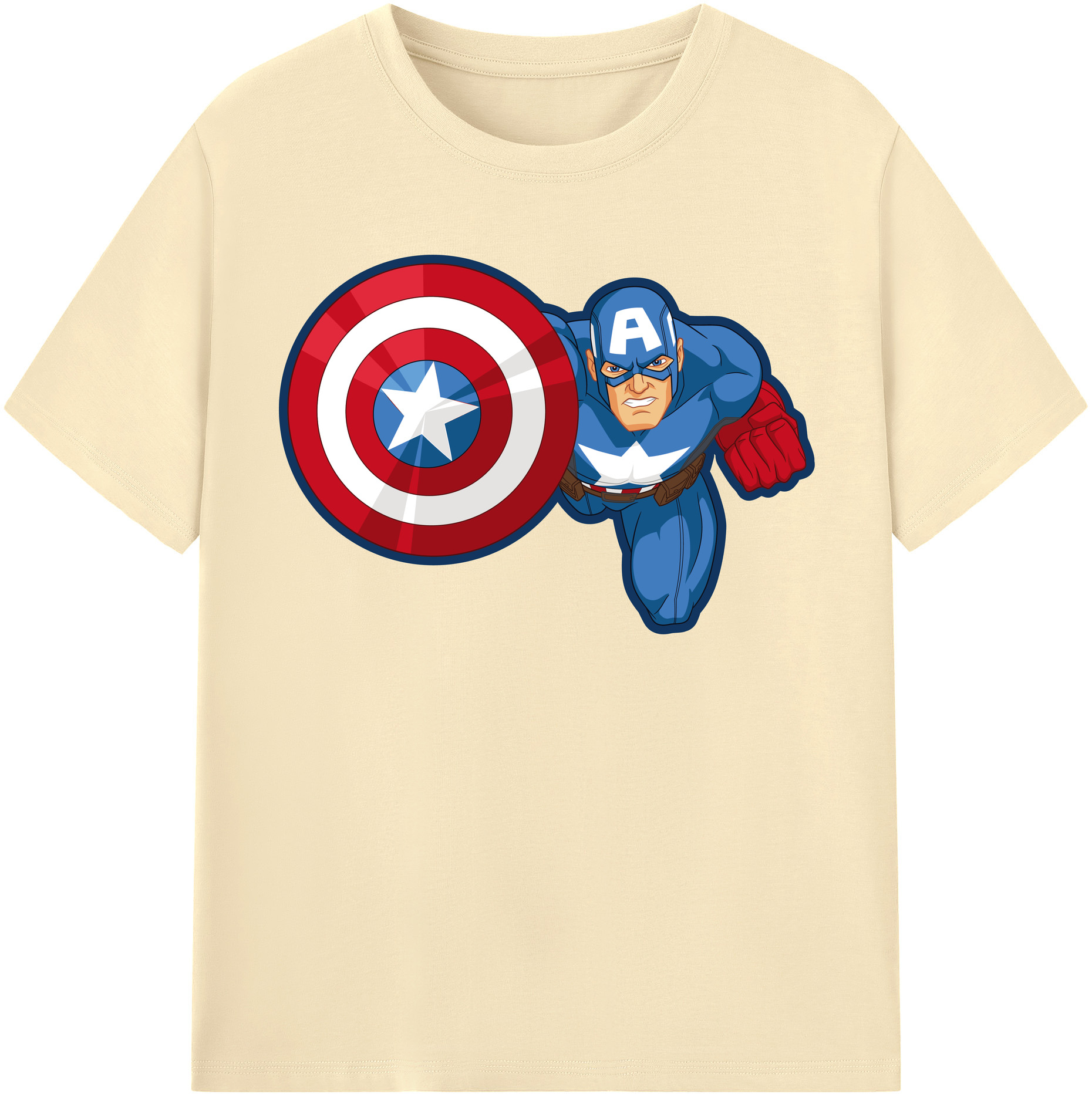（画像用） アベンジャーズ The Avengers 綿100％半袖Tシャツ（フロントプリント）