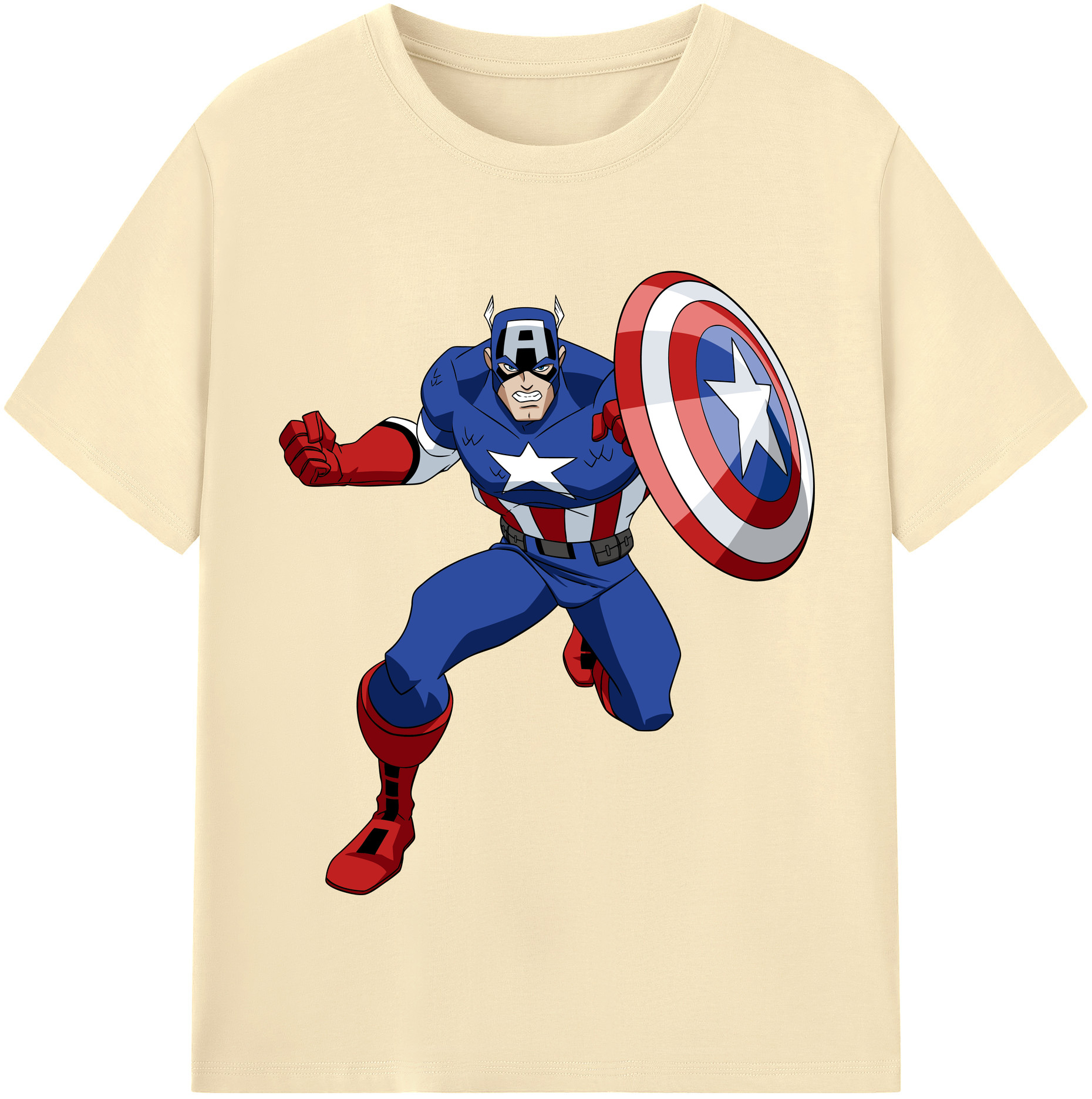 （画像用） アベンジャーズ The Avengers 綿100％半袖Tシャツ（フロントプリント）