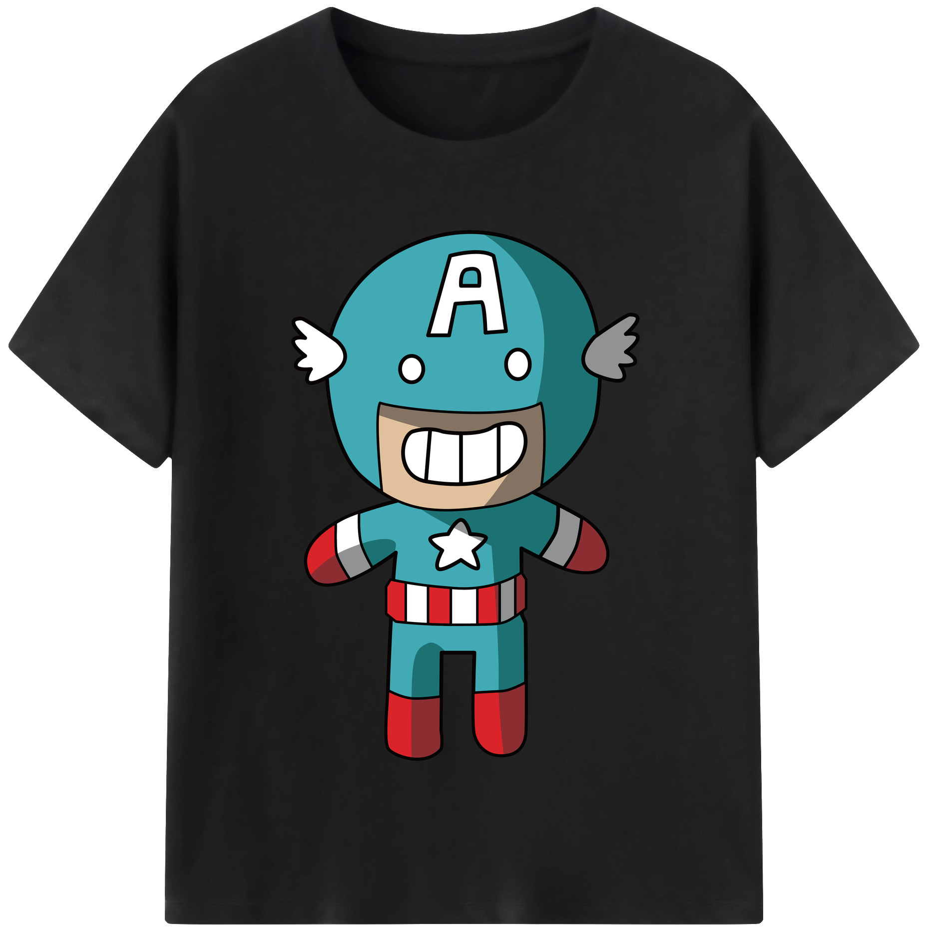 （画像用） アベンジャーズ The Avengers 綿100％半袖Tシャツ（フロントプリント）