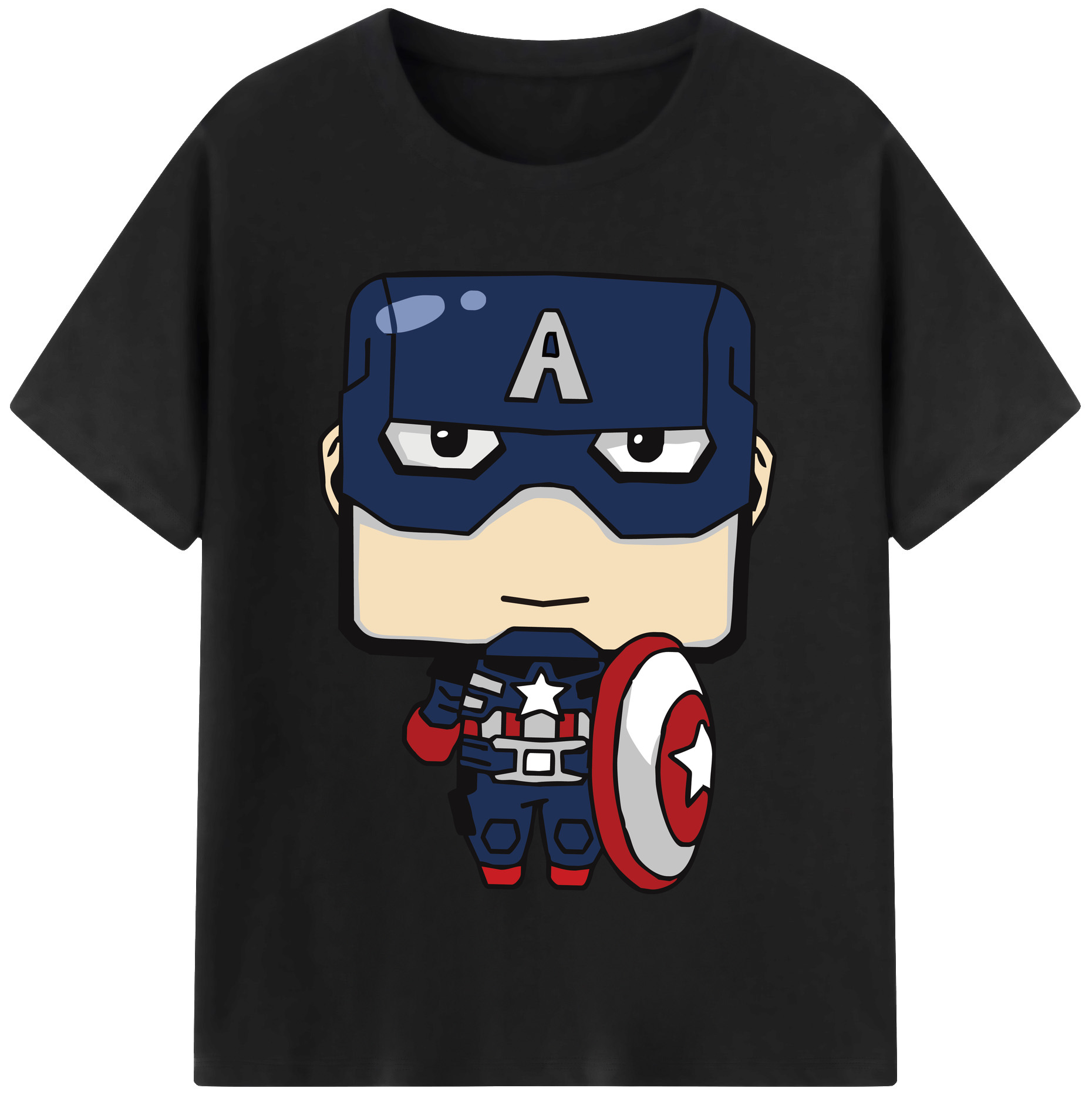 （画像用） アベンジャーズ The Avengers 綿100％半袖Tシャツ（フロントプリント）