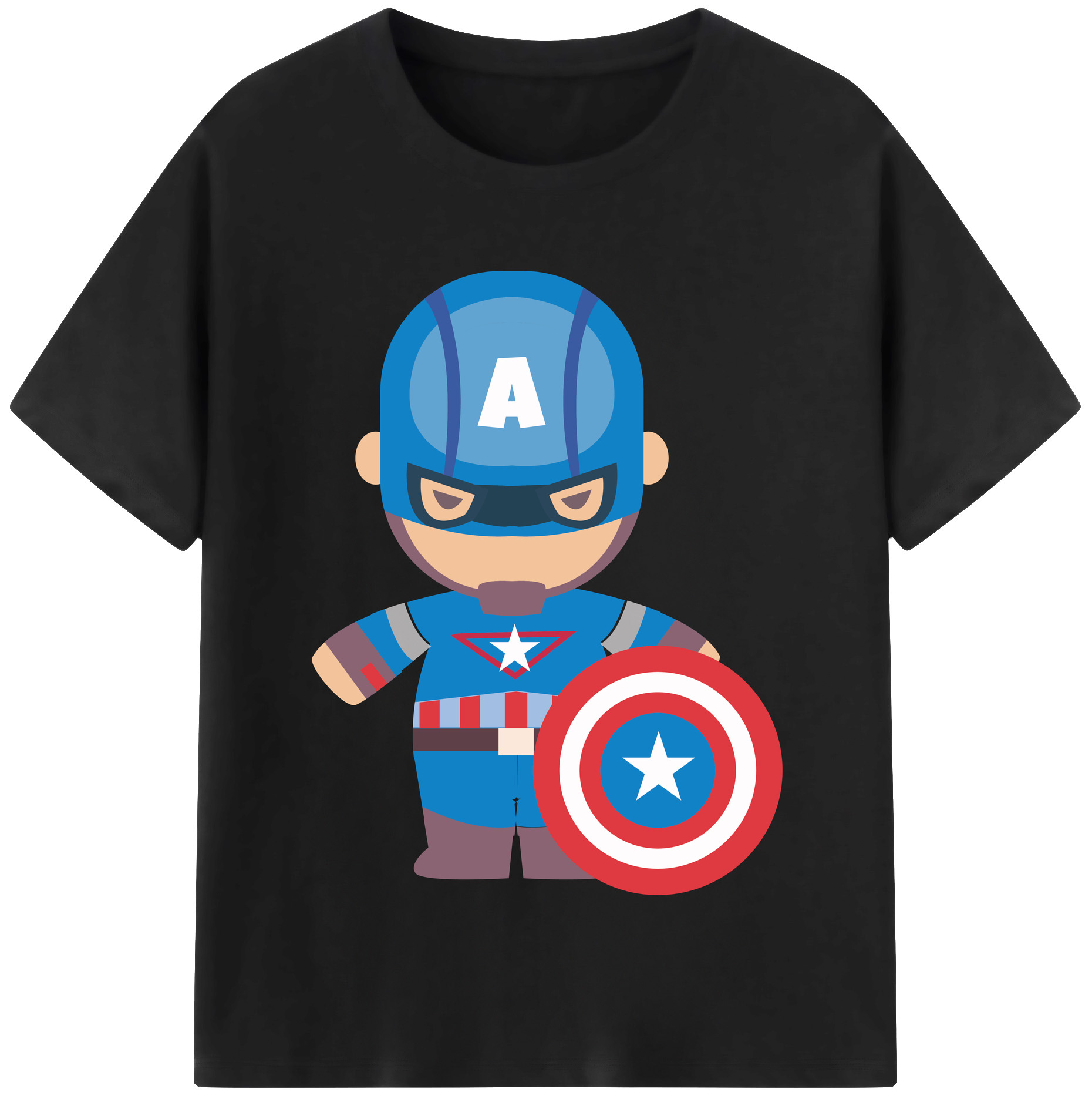 （画像用） アベンジャーズ The Avengers 綿100％半袖Tシャツ（フロントプリント）