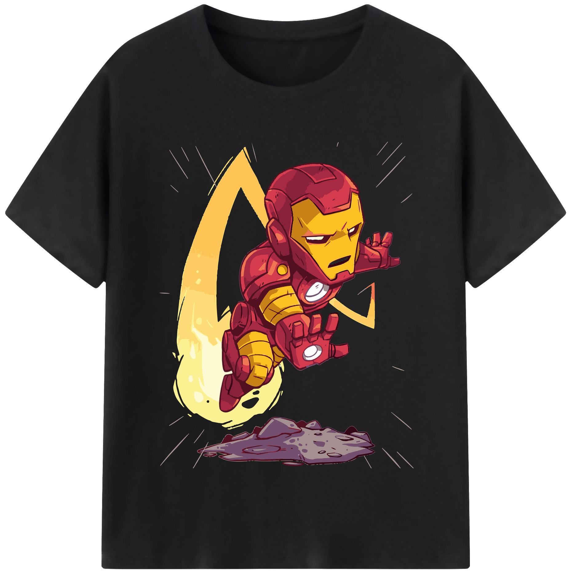 （画像用） アベンジャーズ The Avengers 綿100％半袖Tシャツ（フロントプリント）