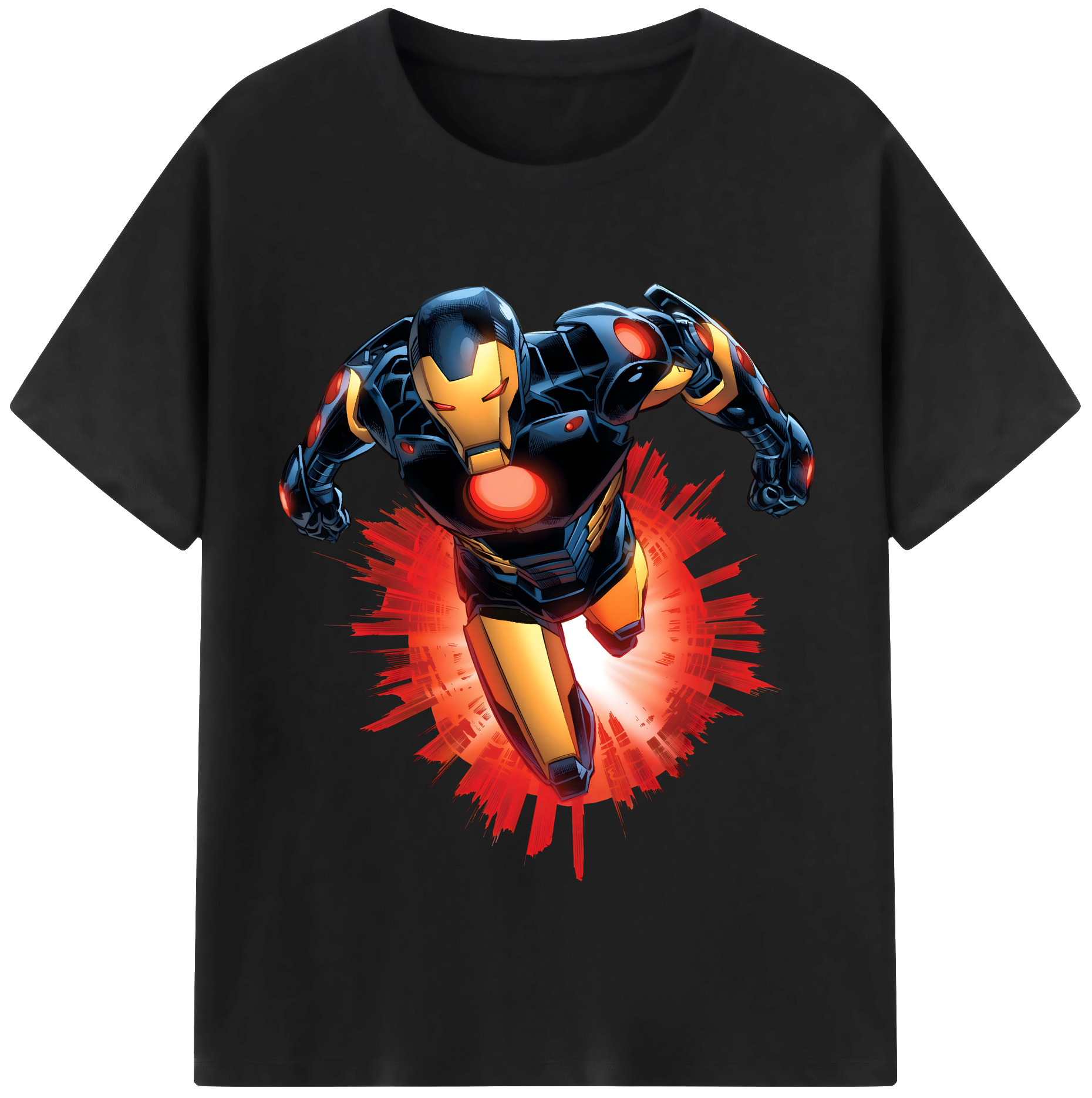 （画像用） アベンジャーズ The Avengers 綿100％半袖Tシャツ（フロントプリント）