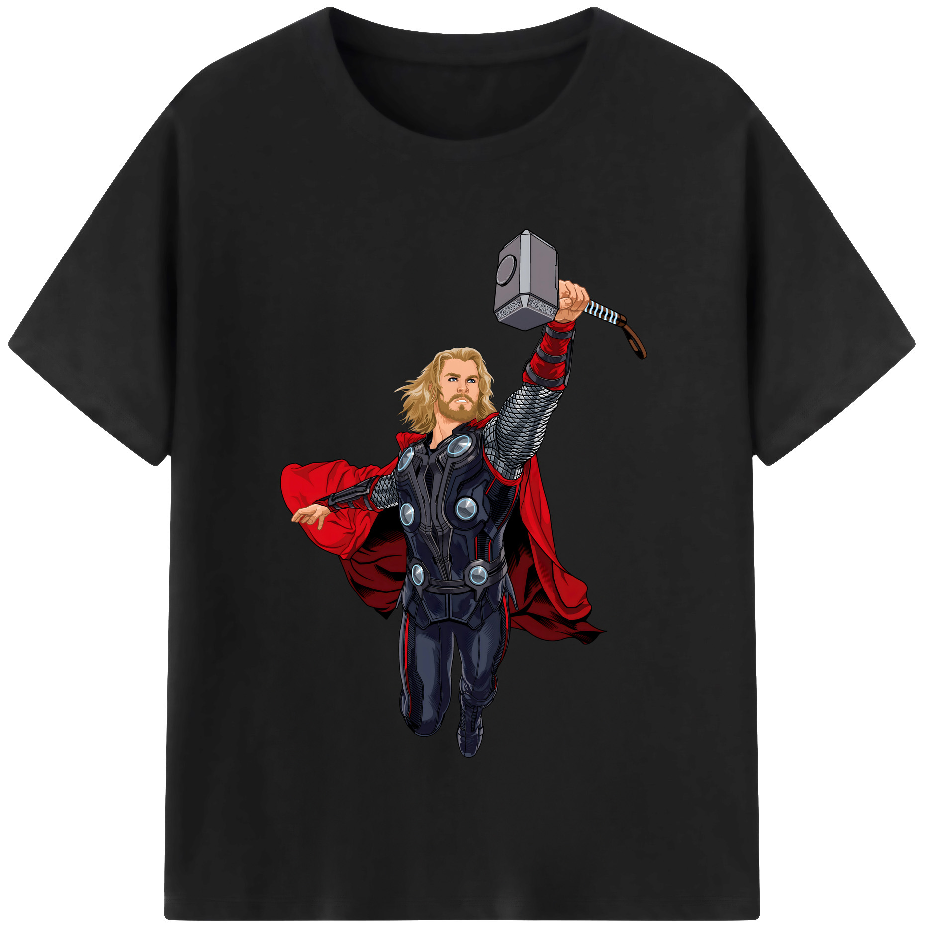 （画像用） アベンジャーズ The Avengers 綿100％半袖Tシャツ（フロントプリント）