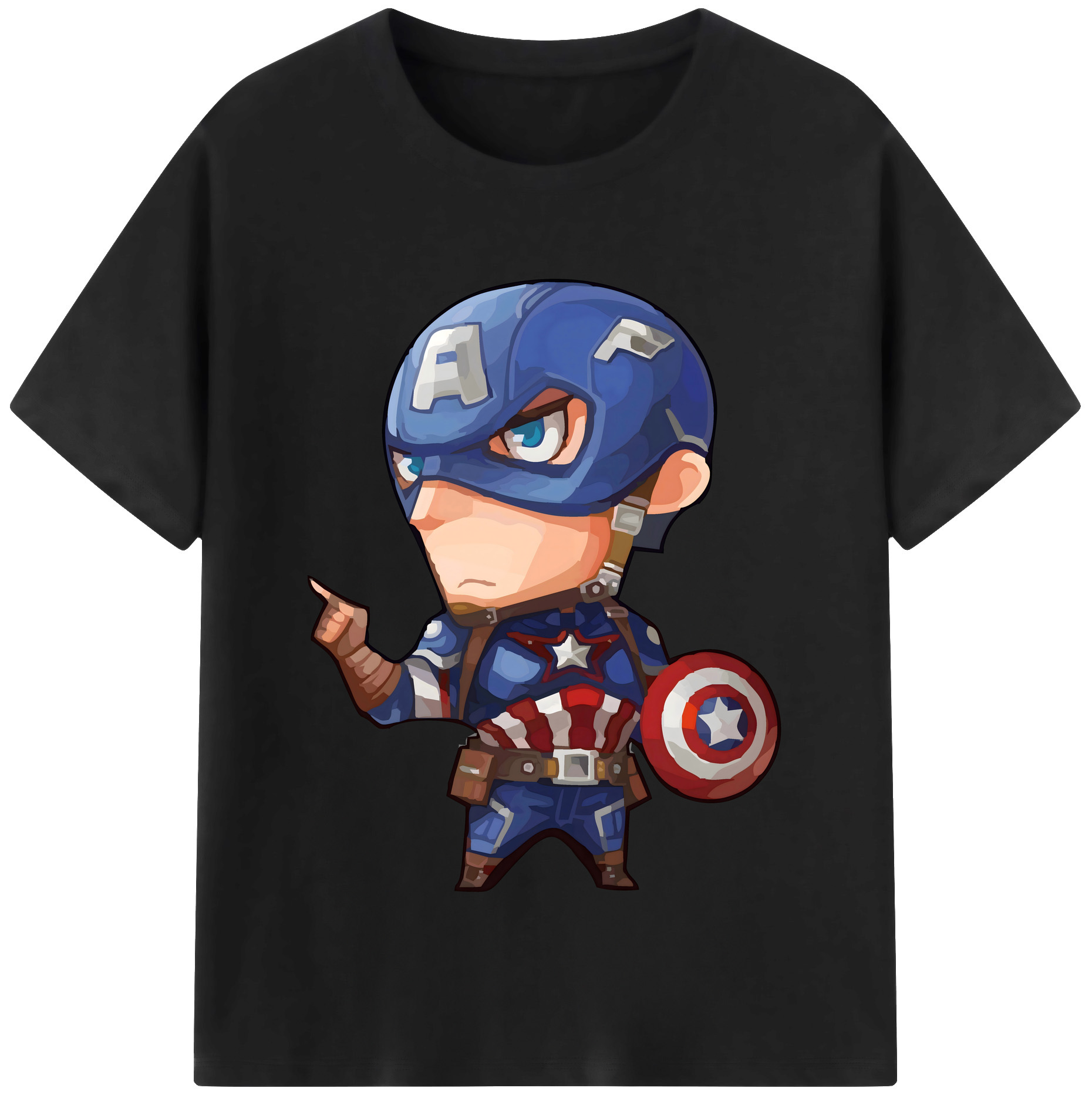 （画像用） アベンジャーズ The Avengers 綿100％半袖Tシャツ（フロントプリント）