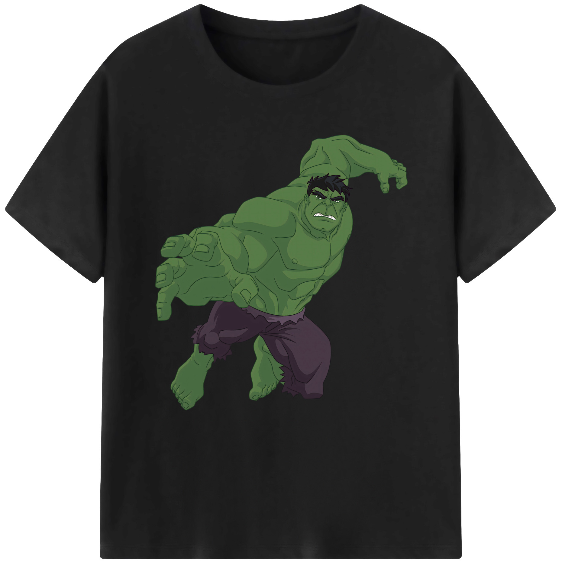 （画像用） アベンジャーズ The Avengers 綿100％半袖Tシャツ（フロントプリント）