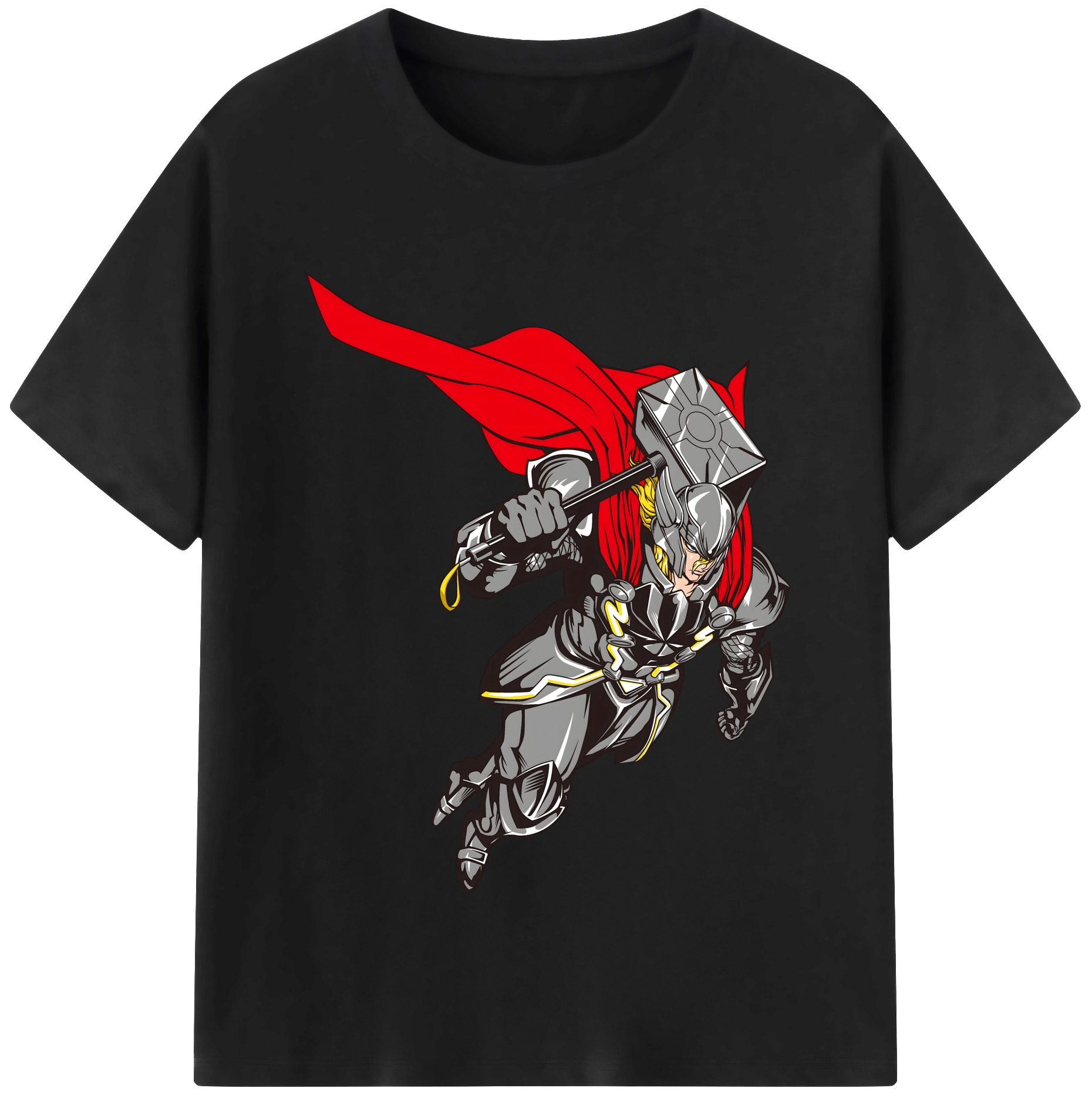 （画像用） アベンジャーズ The Avengers 綿100％半袖Tシャツ（フロントプリント）