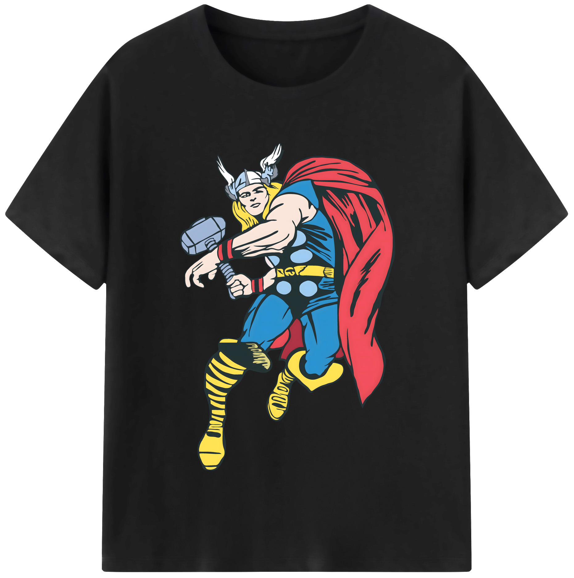 （画像用） アベンジャーズ The Avengers 綿100％半袖Tシャツ（フロントプリント）
