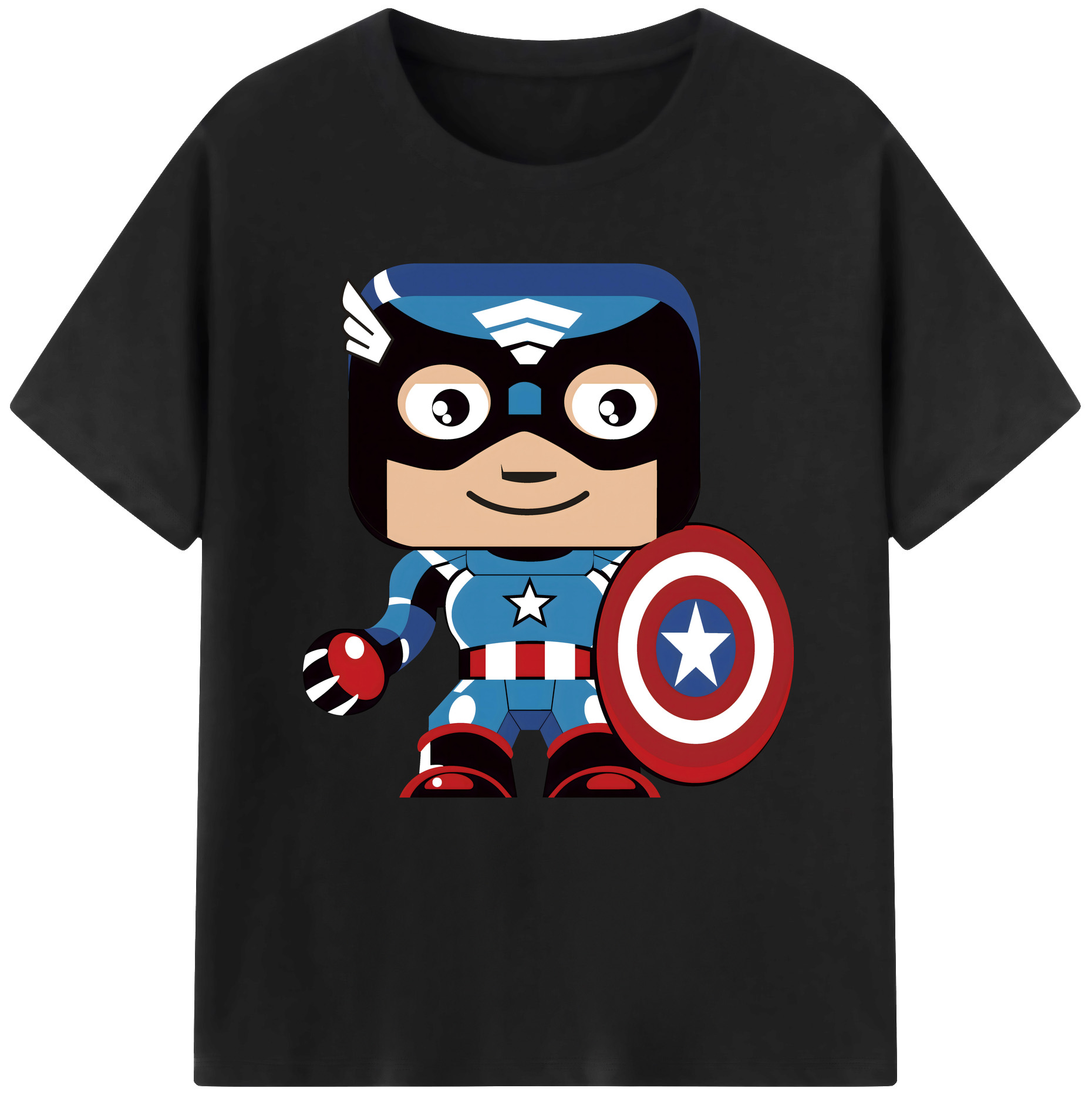 （画像用） アベンジャーズ The Avengers 綿100％半袖Tシャツ（フロントプリント）
