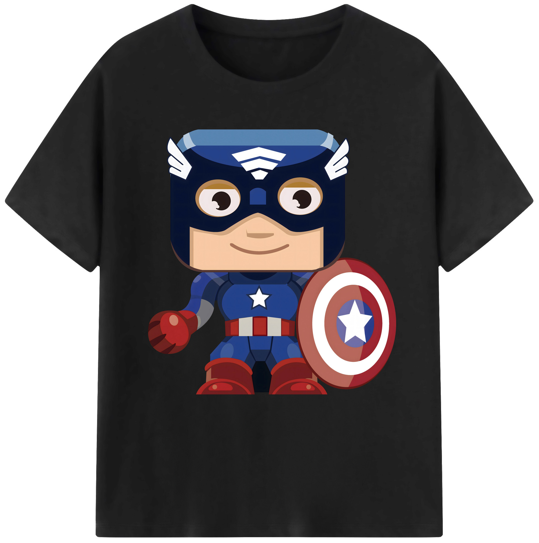 （画像用） アベンジャーズ The Avengers 綿100％半袖Tシャツ（フロントプリント）