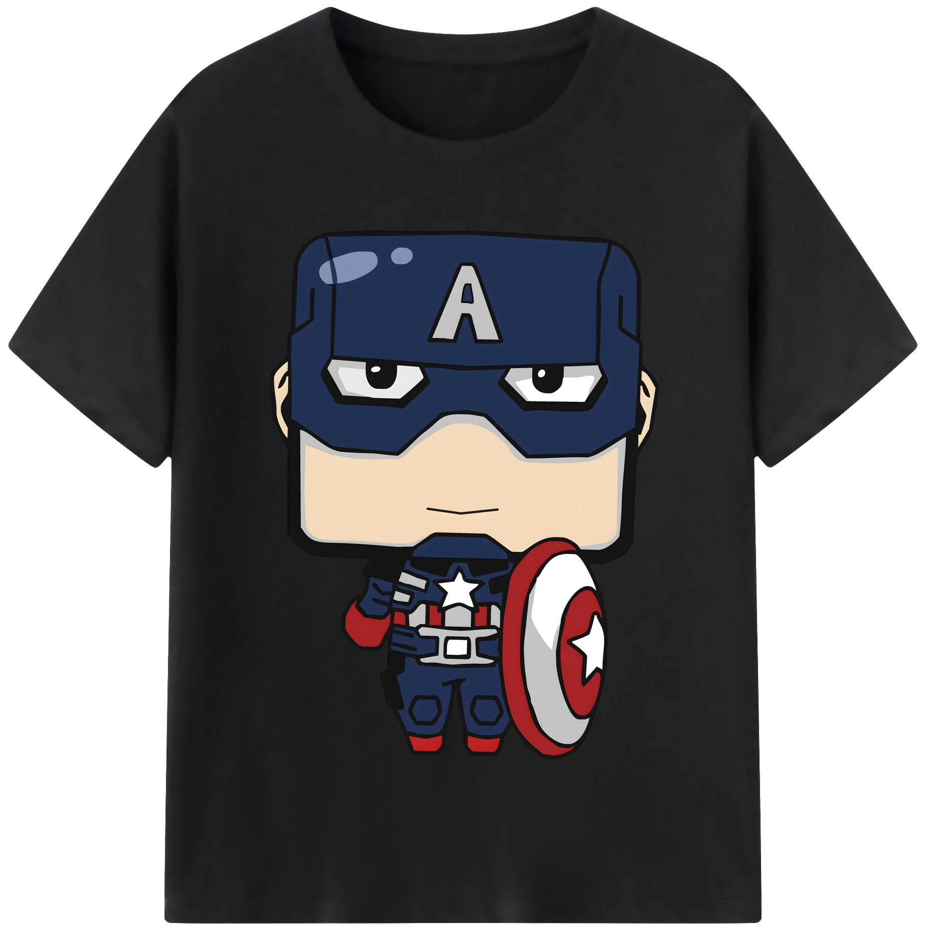 （画像用） アベンジャーズ The Avengers 綿100％半袖Tシャツ（フロントプリント）