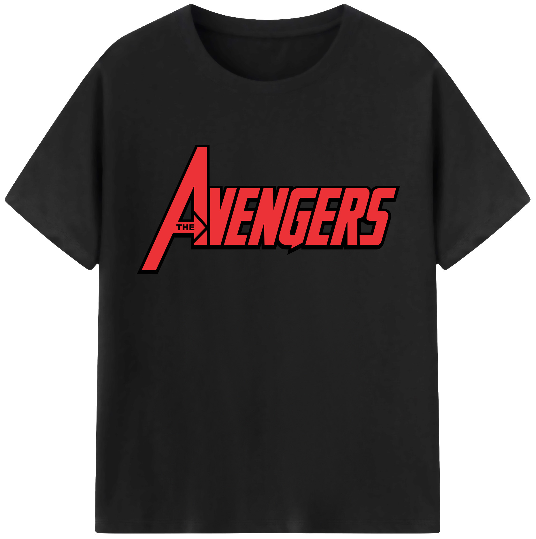（画像用） アベンジャーズ The Avengers 綿100％半袖Tシャツ（フロントプリント）