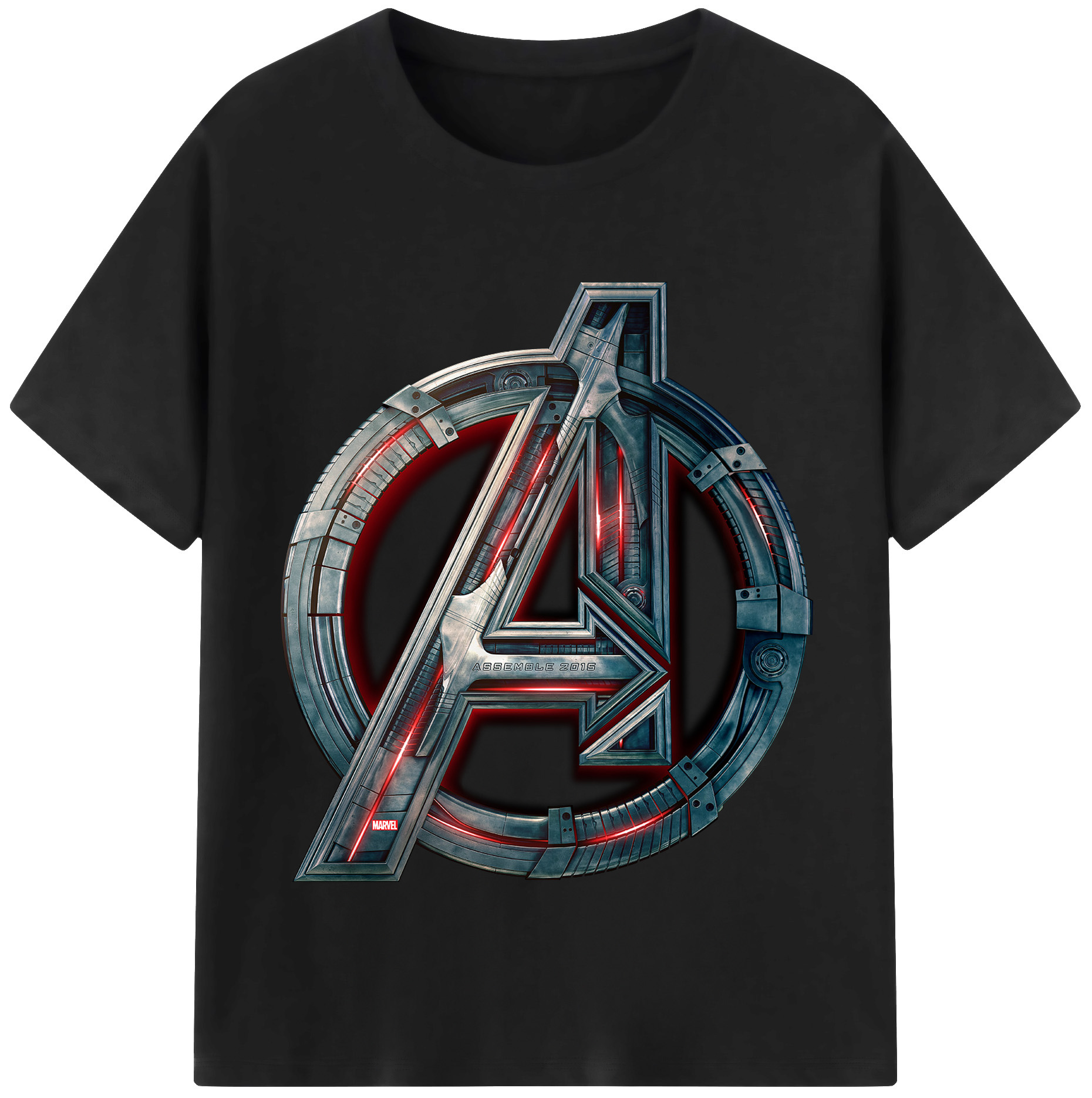 （画像用） アベンジャーズ The Avengers 綿100％半袖Tシャツ（フロントプリント）
