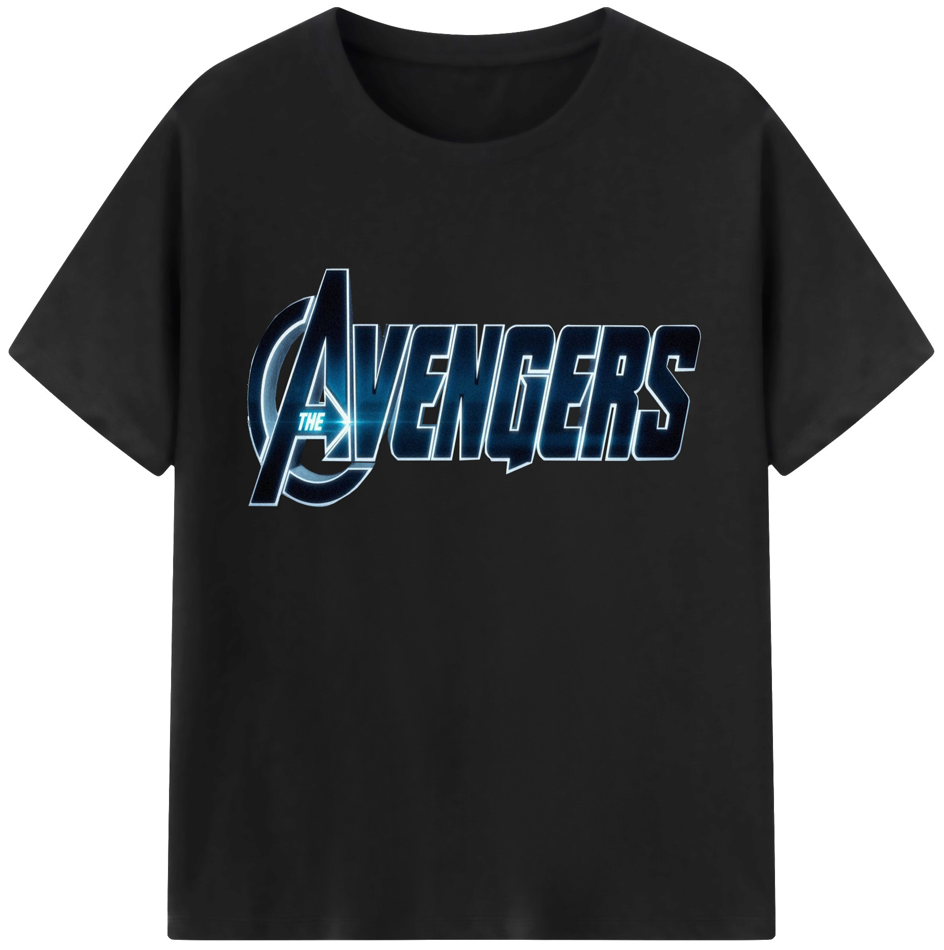 （画像用） アベンジャーズ The Avengers 綿100％半袖Tシャツ（フロントプリント）