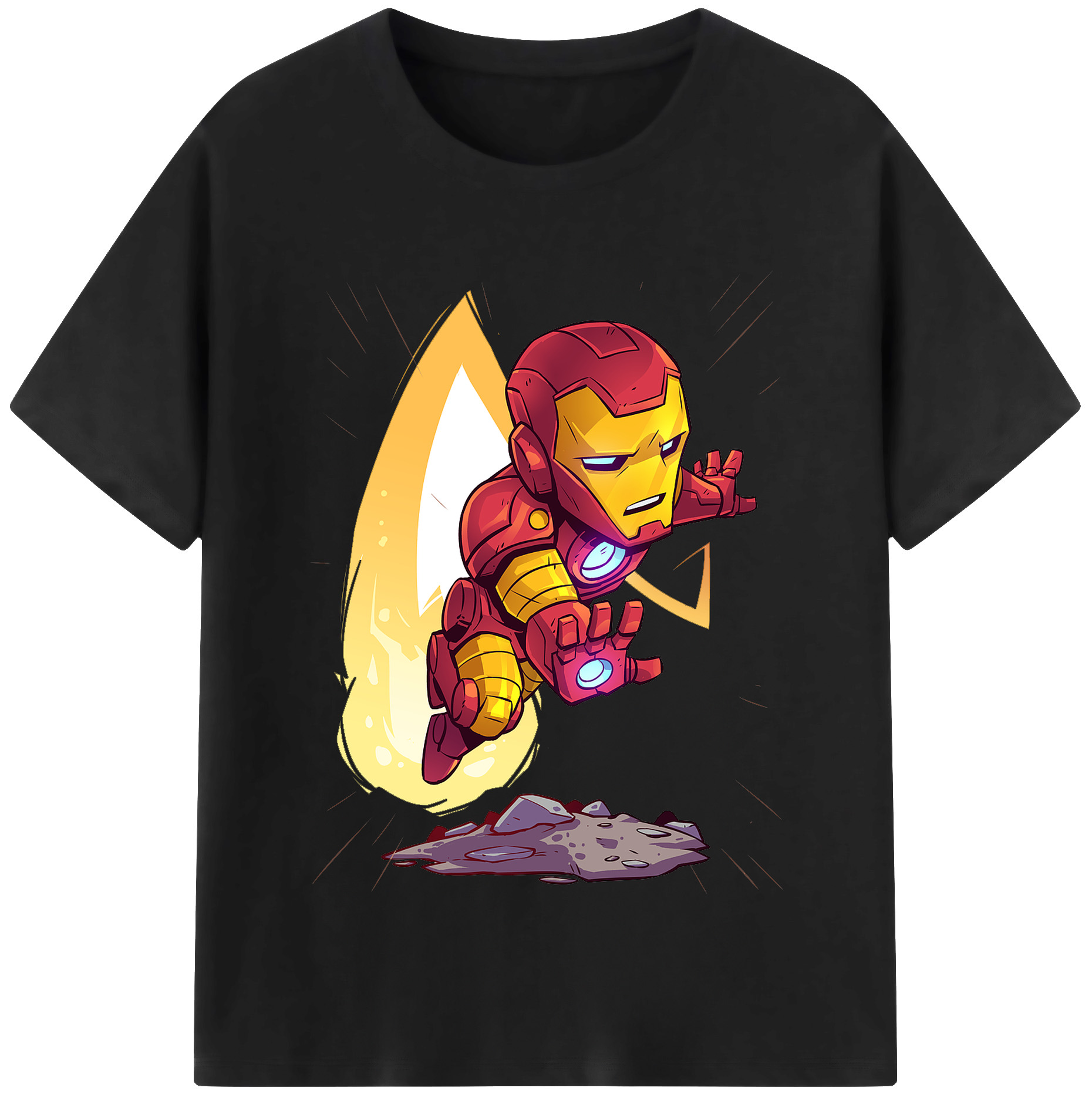 （画像用） アベンジャーズ The Avengers 綿100％半袖Tシャツ（フロントプリント）